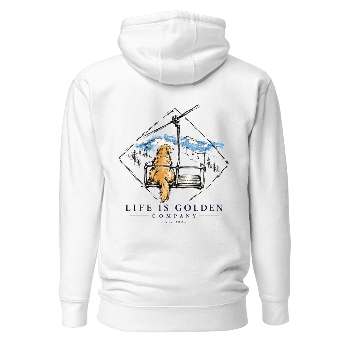 The Ride Up Hoodie — White