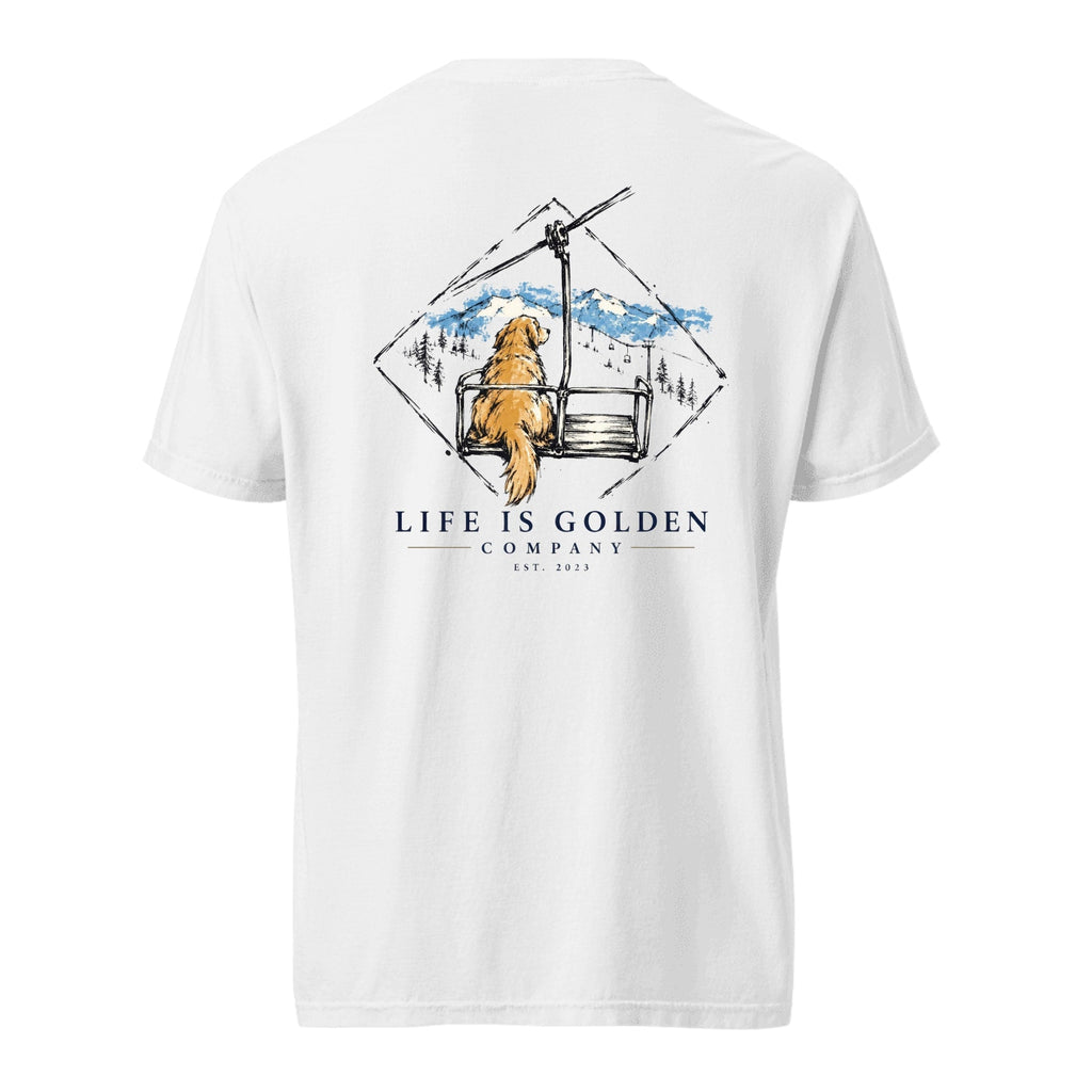 The Ride Up Heavyweight Tee — White