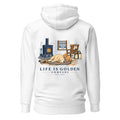 Wood Stove Weekend Hoodie — White