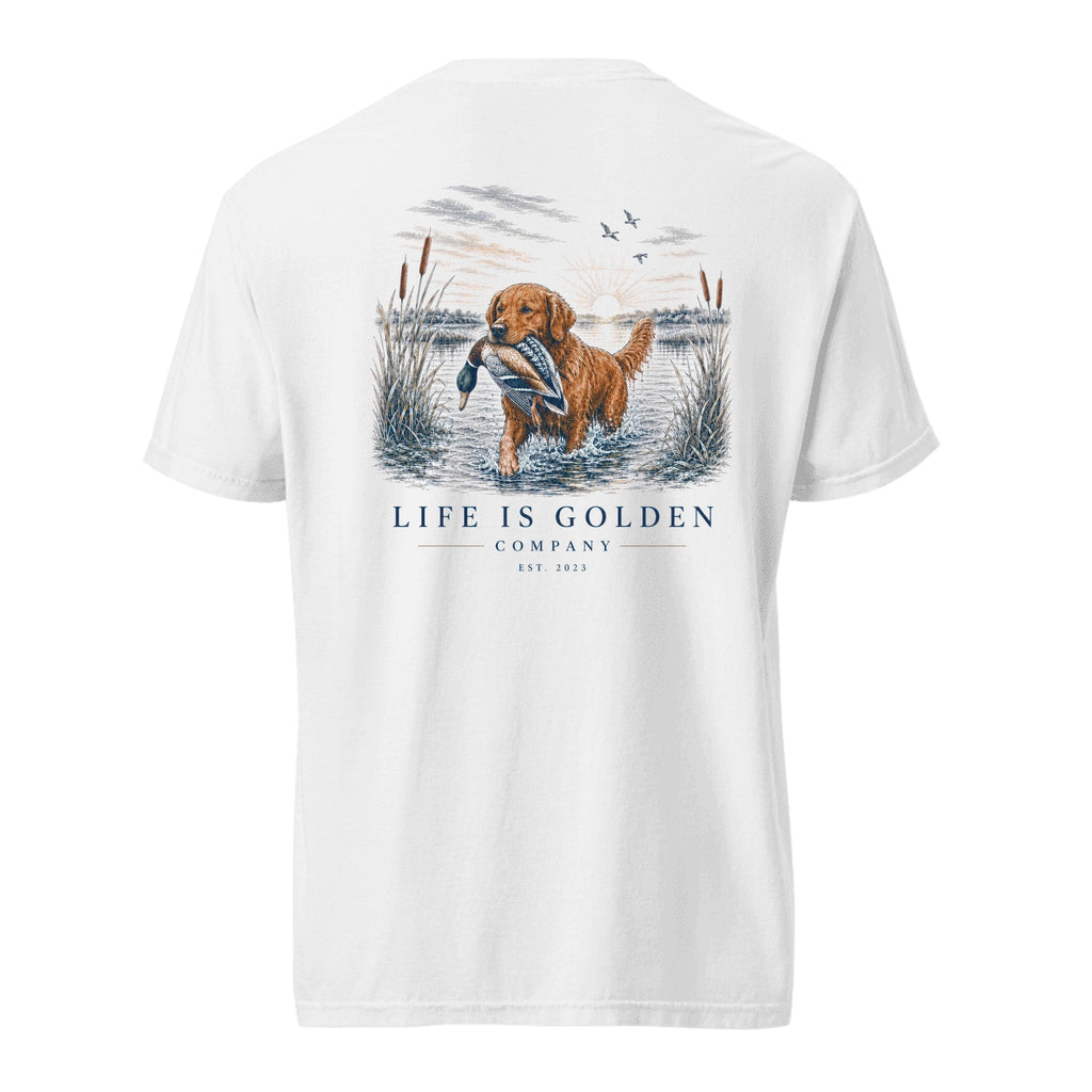The Marsh Retrieve Heavyweight Tee — White