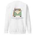 The Board Rider Crewneck — White