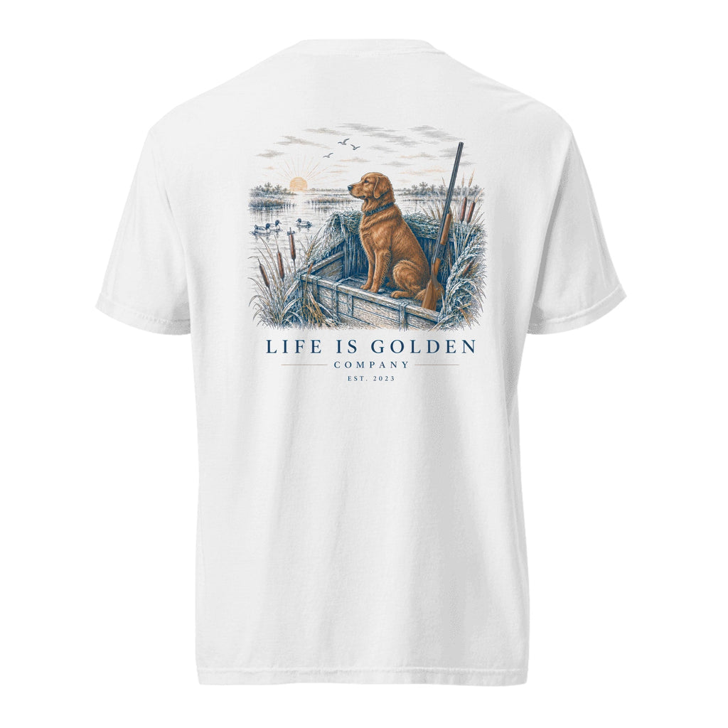 The Hunting Blind Heavyweight Tee — White