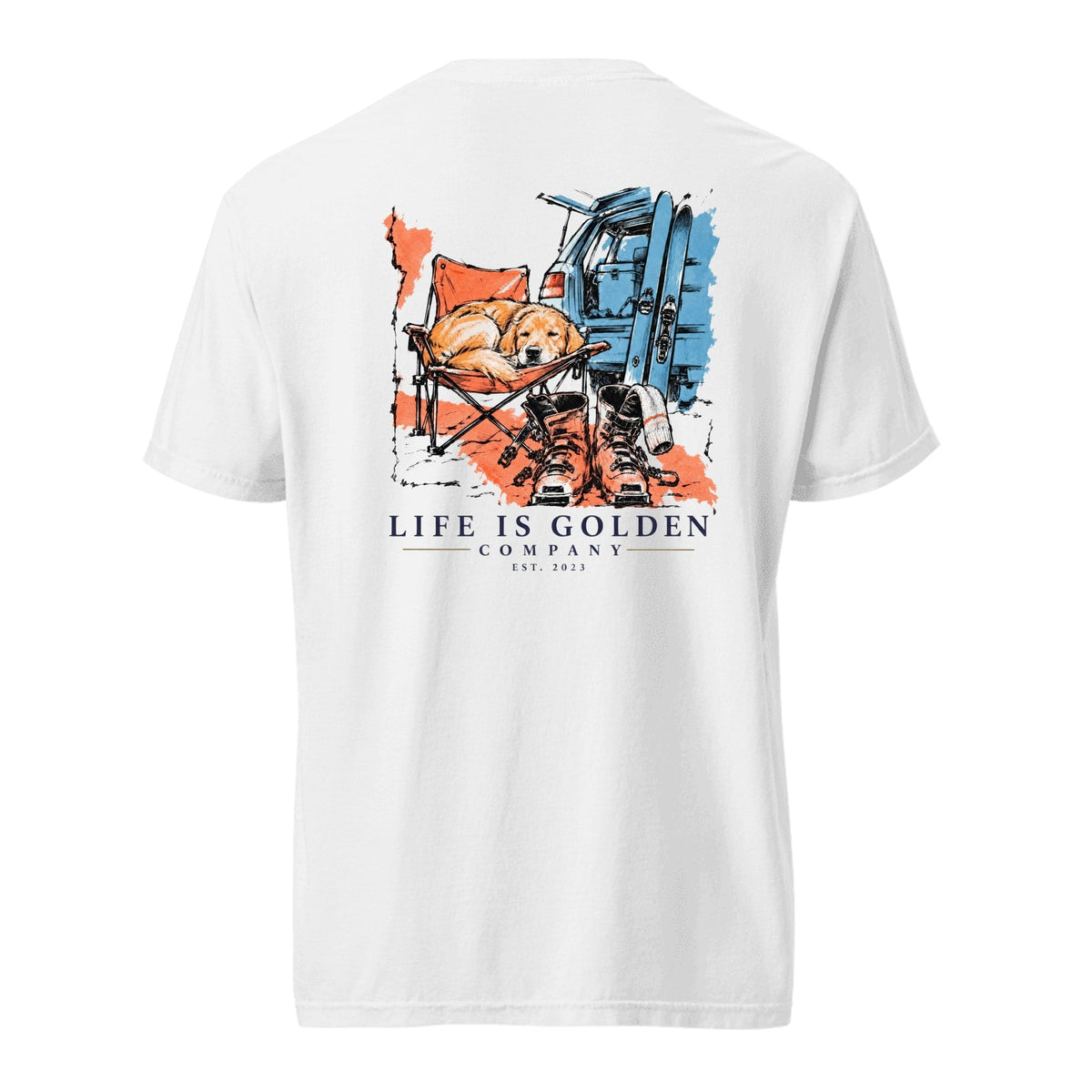 Boots Off Heavyweight Tee — White