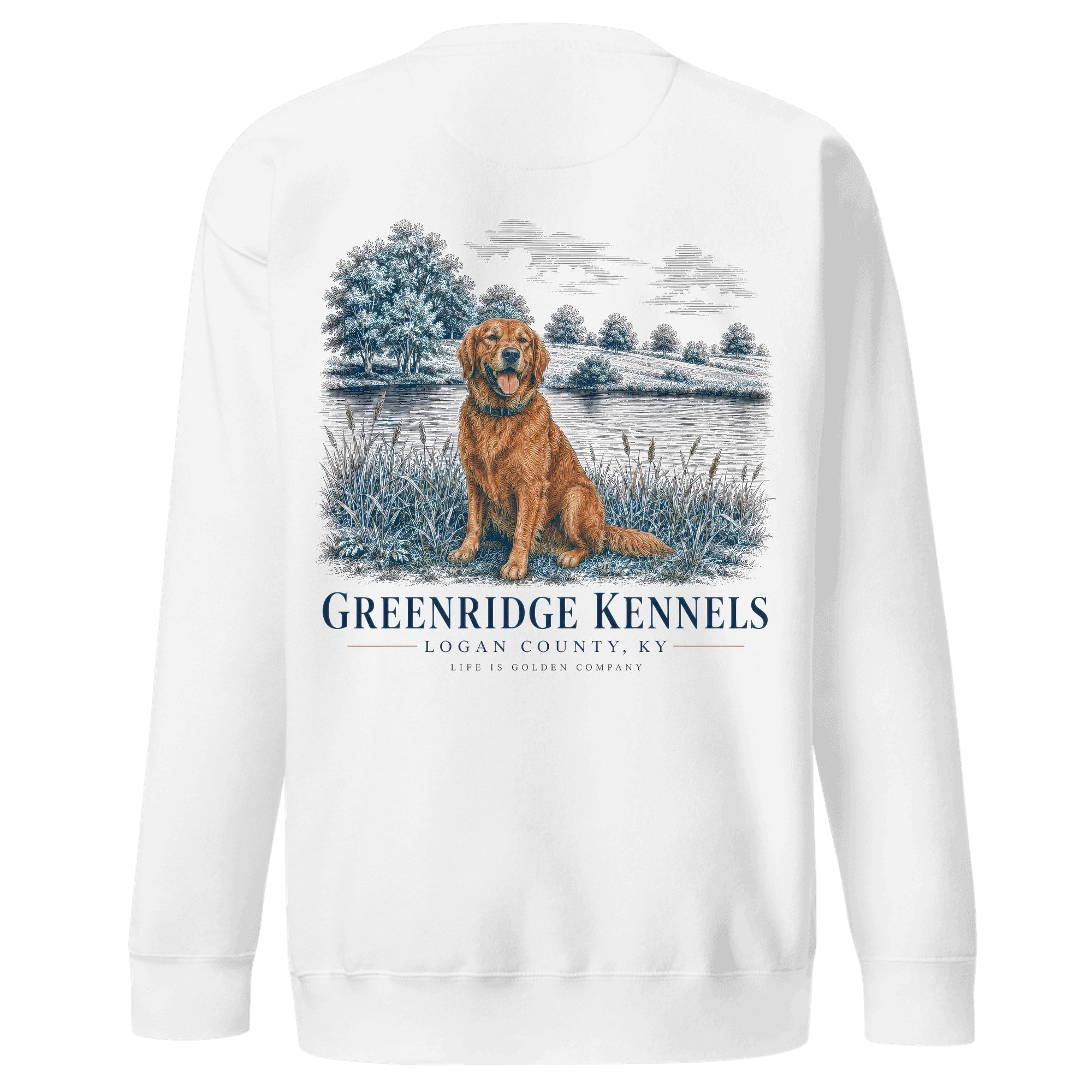 The Still Water Crewneck — White