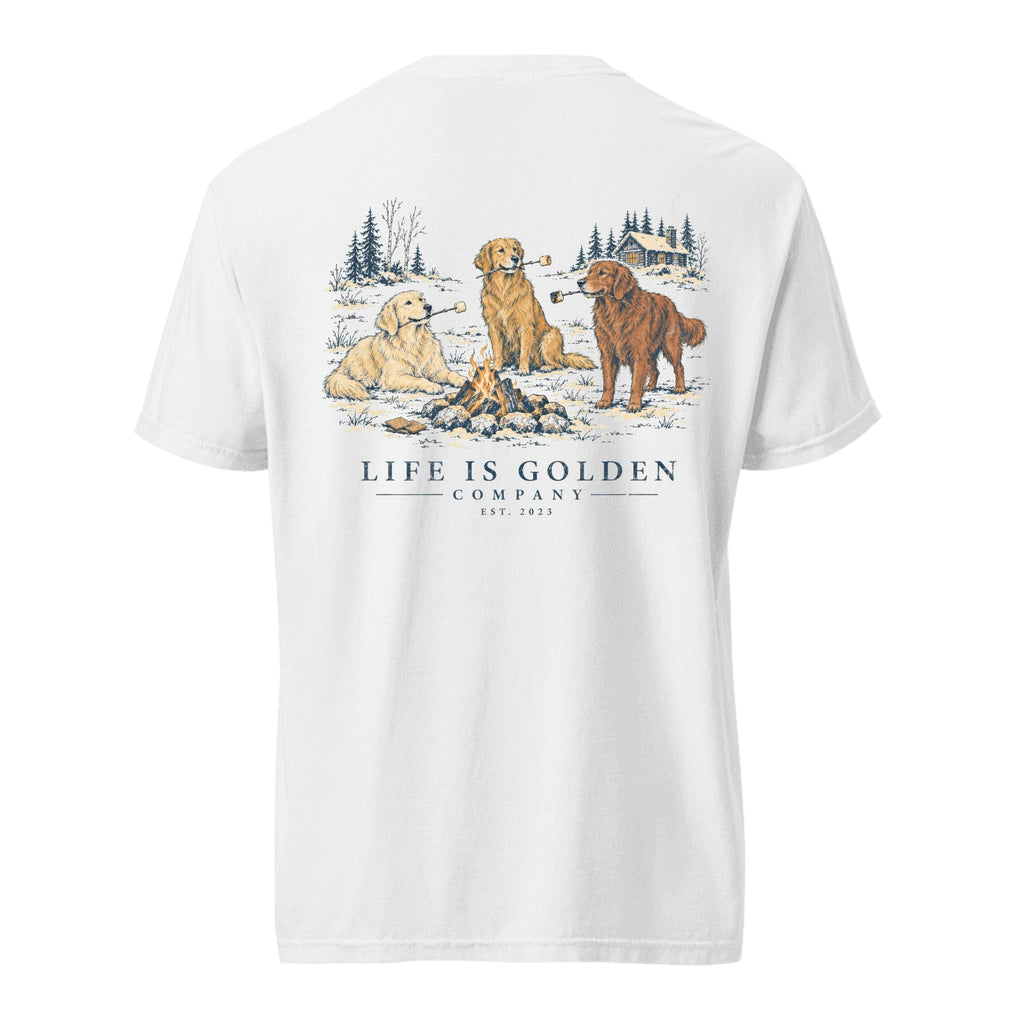 Toasted Goldens Heavyweight Tee — White