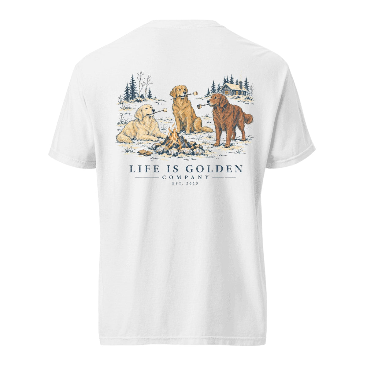 Toasted Goldens Heavyweight Tee — White