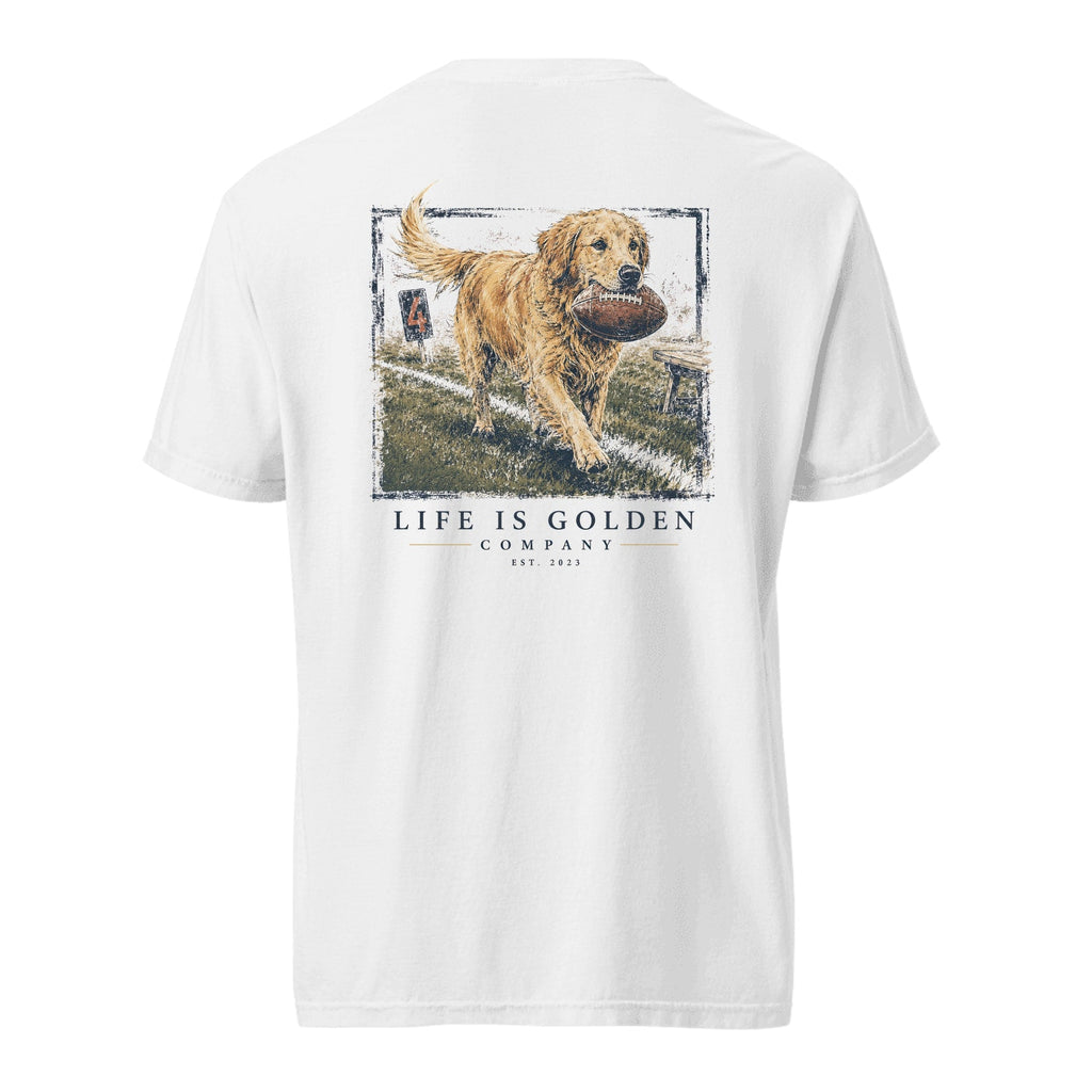 The Fourth Down Heavyweight Tee — White