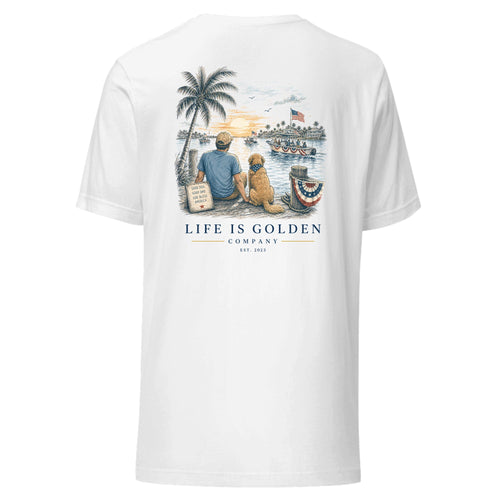 The Dock Parade Tee — White
