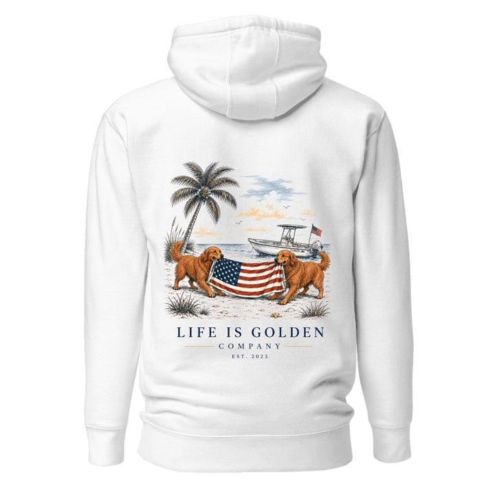 Red, Red, White & Blue Hoodie