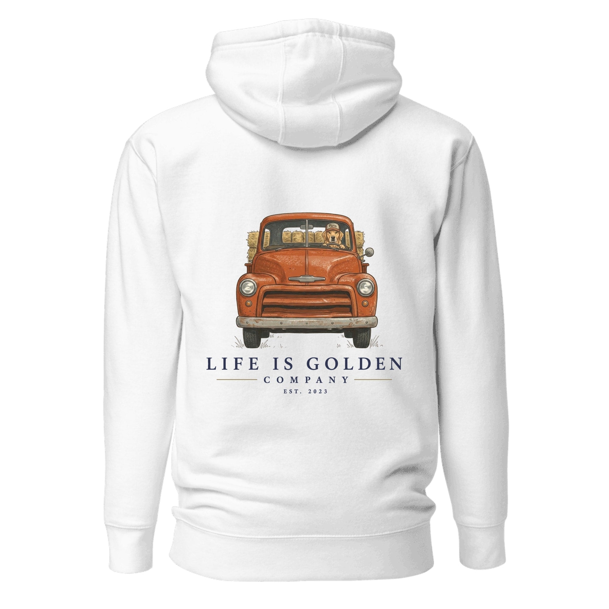 The Barn Chore Hoodie — White
