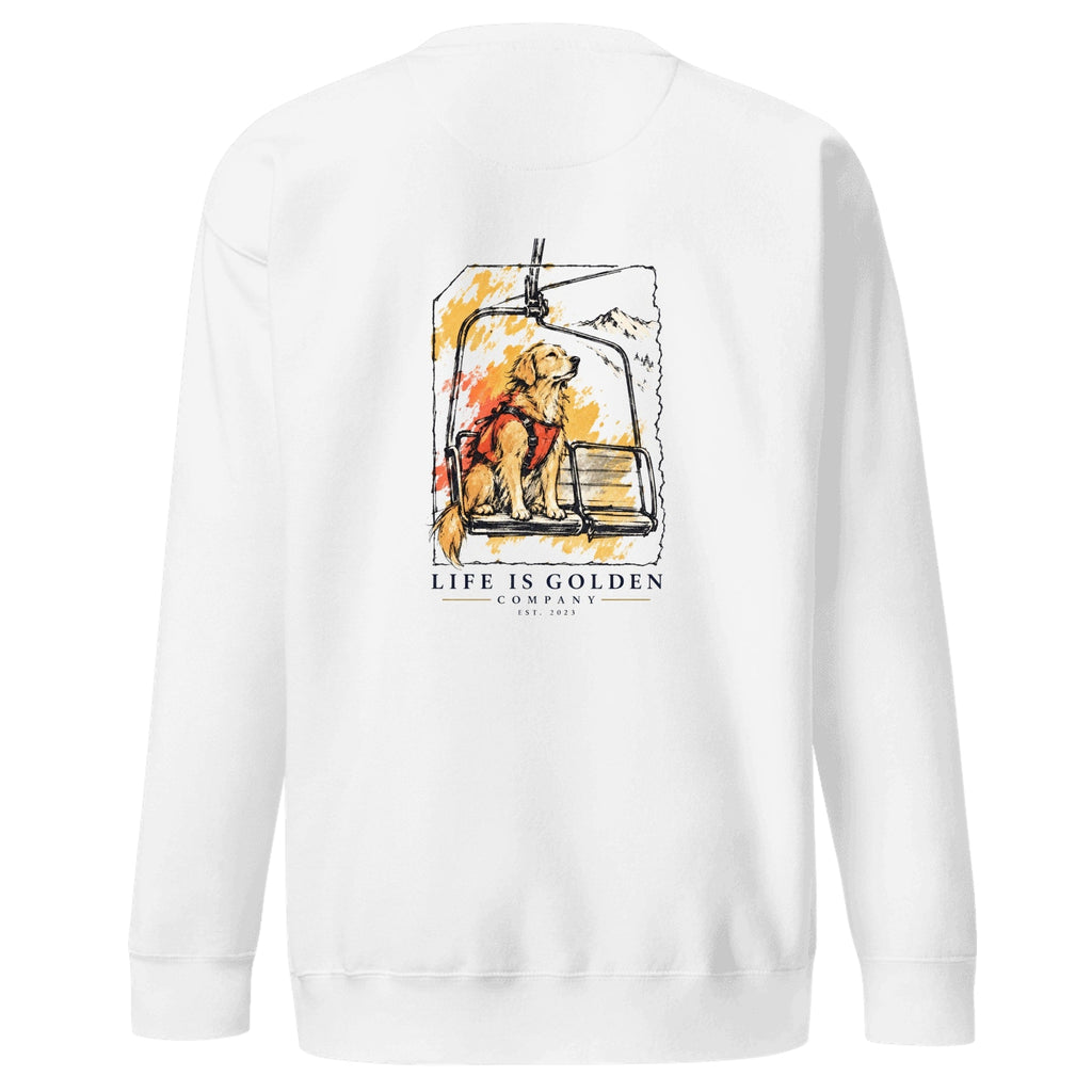 Early Shift Crewneck — White