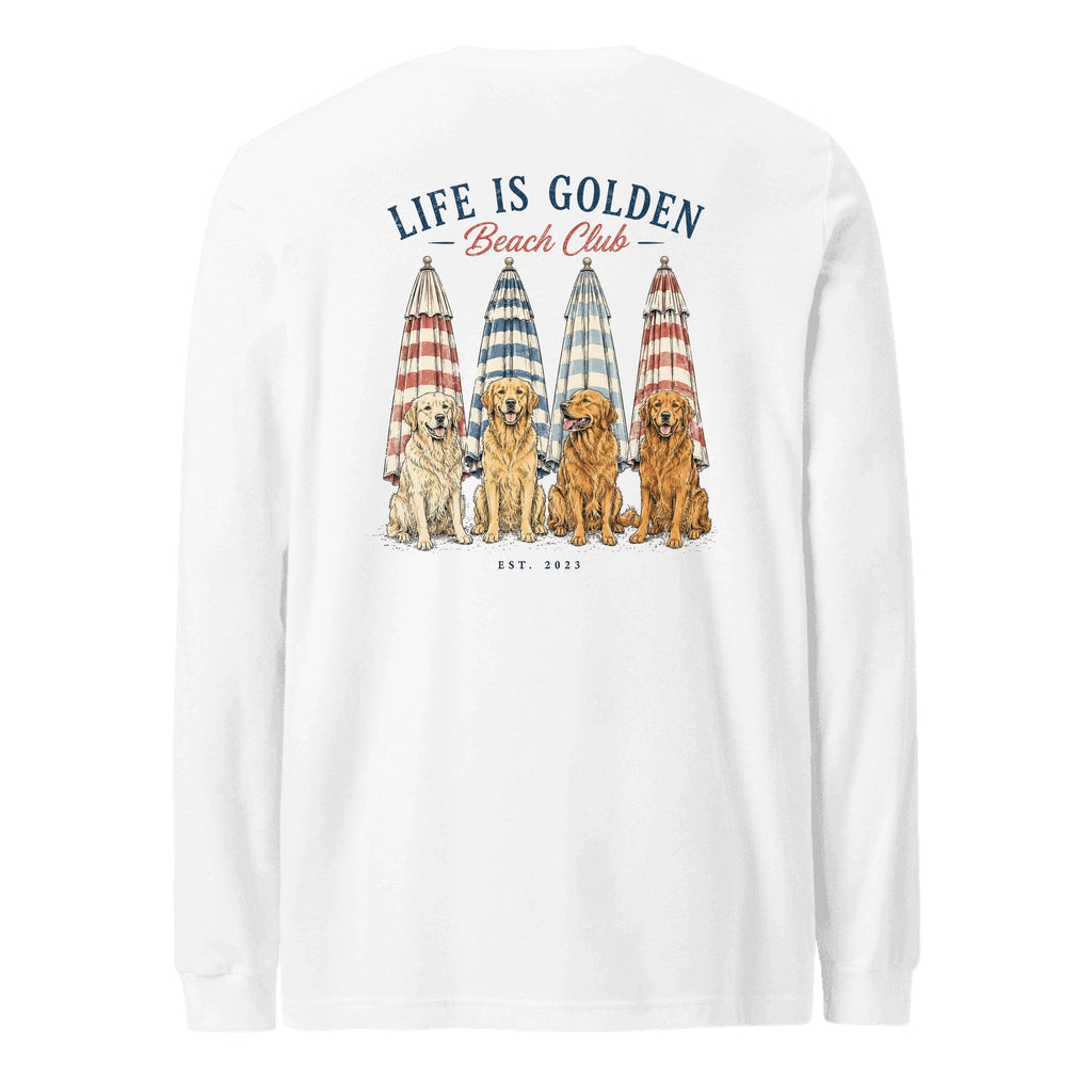 The Umbrella Line Long-Sleeve — White