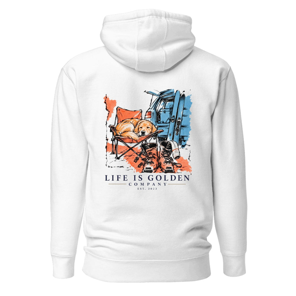 Boots Off Hoodie — White