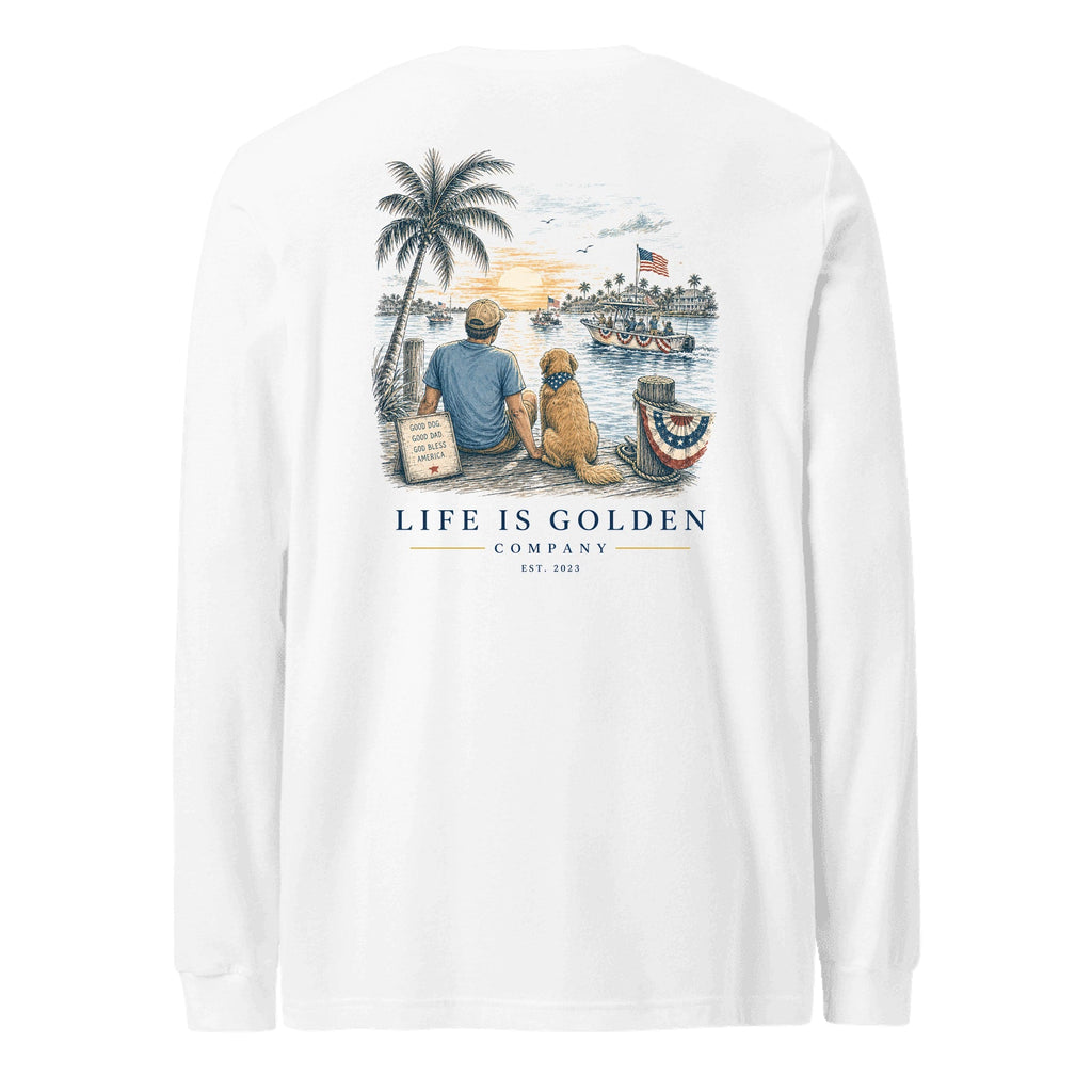 The Dock Parade Long-Sleeve — White