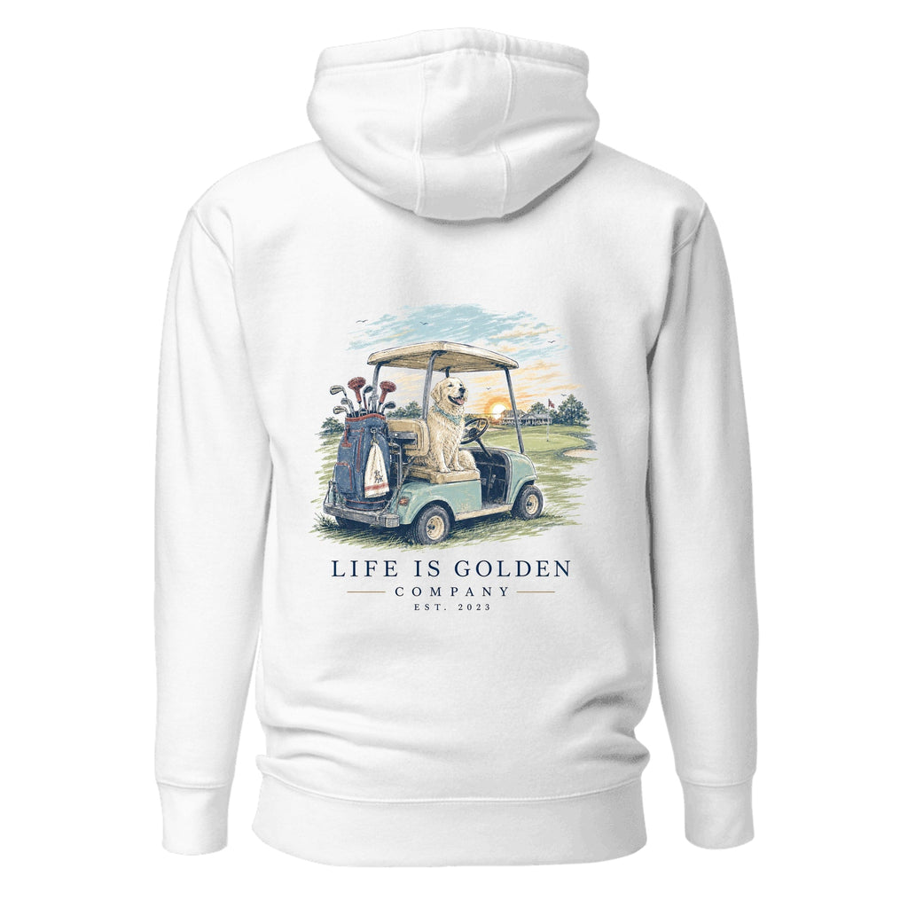 The Cart Path Hoodie — White