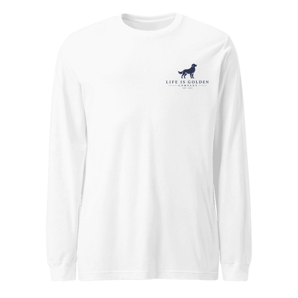 Custom #14296 Long-Sleeve — White (front)