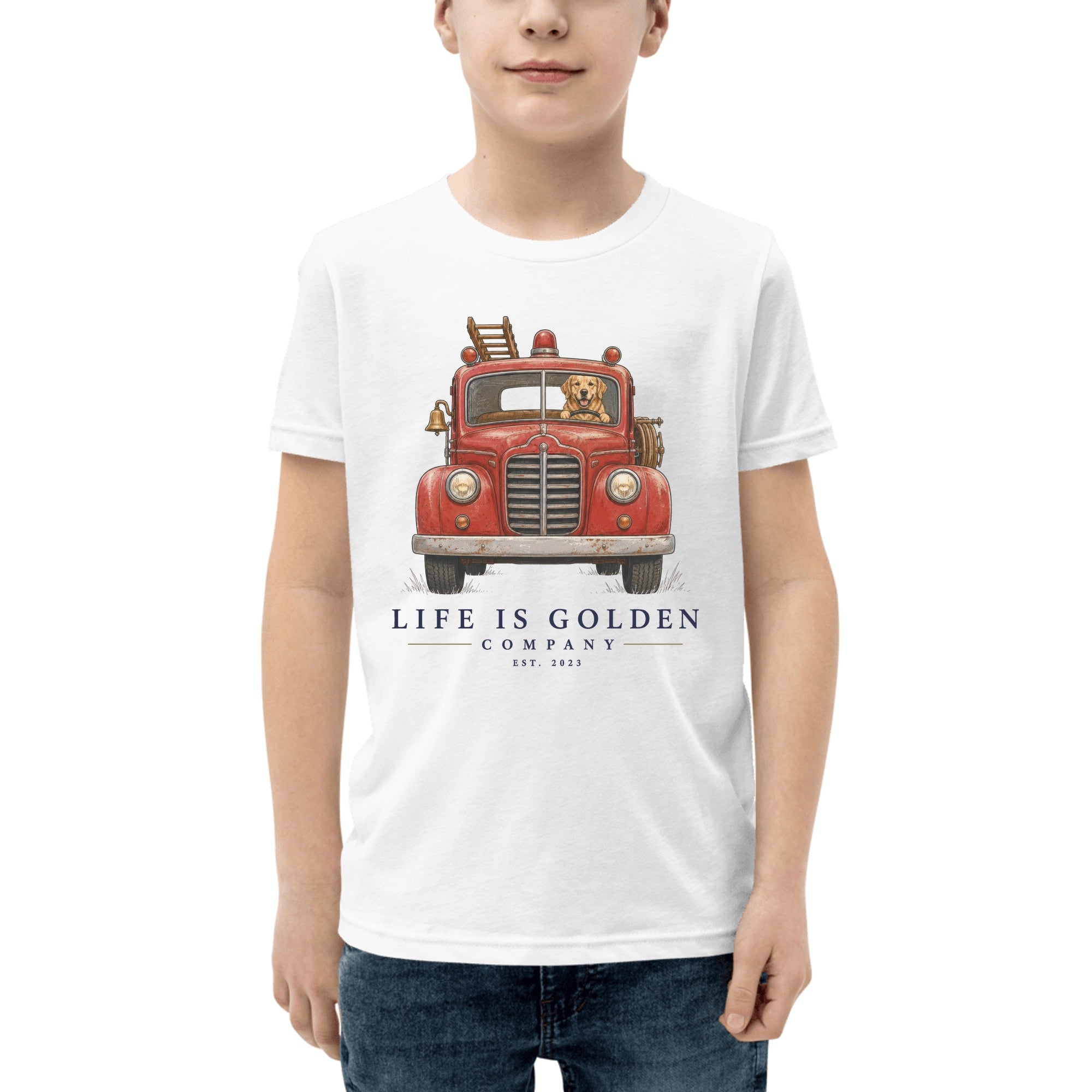 The First Alarm Youth Tee — White