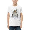 The Cosmic Rover Youth Tee — White