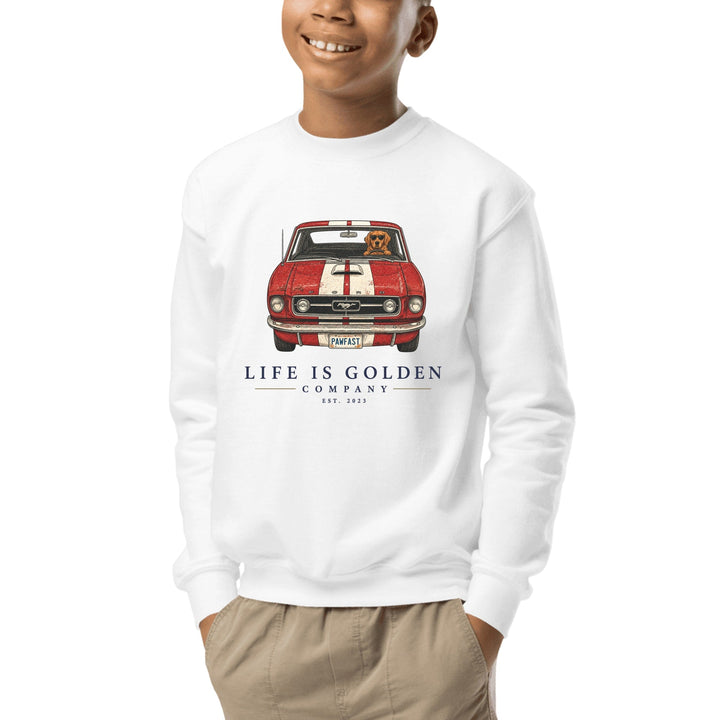The Pony Run Youth Crewneck