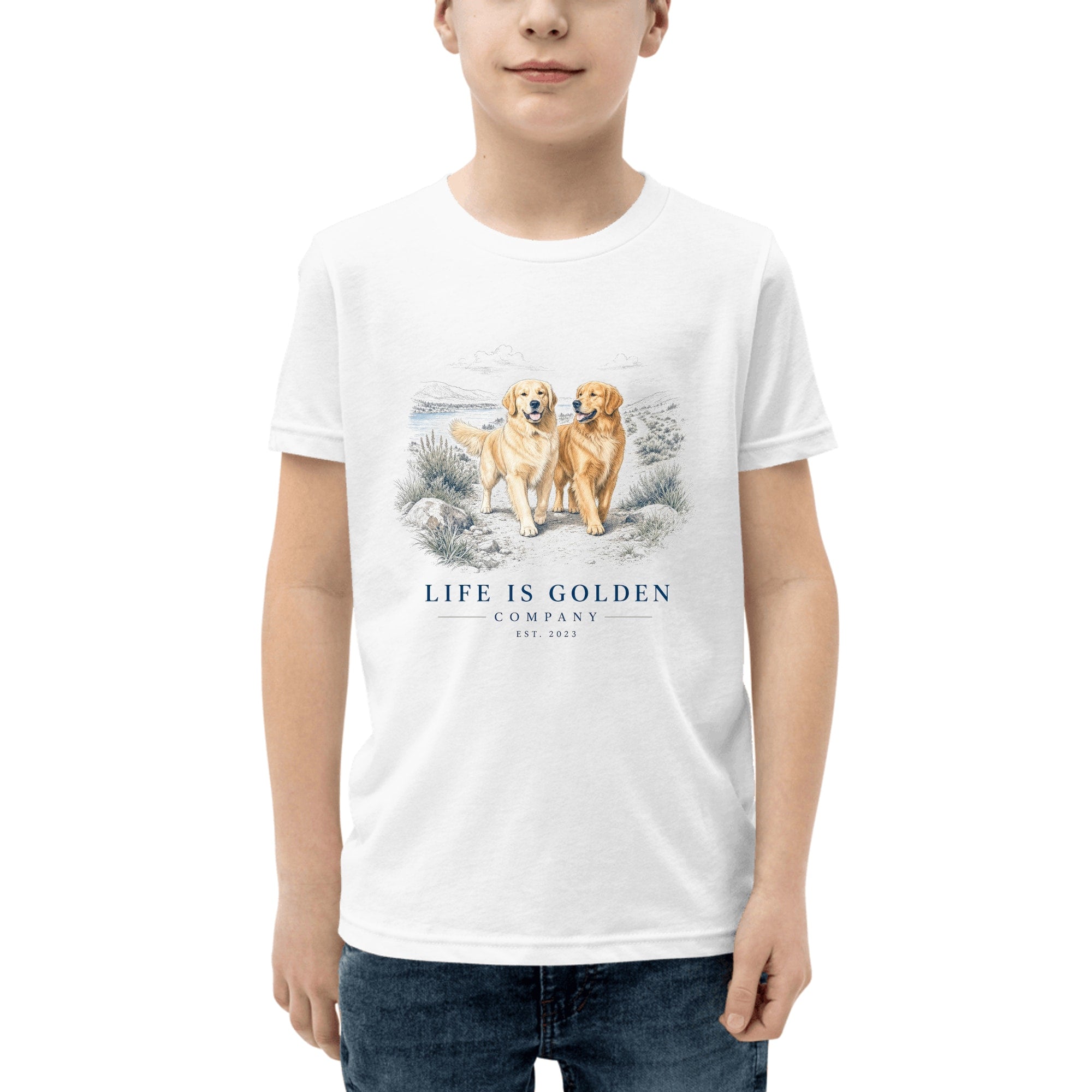 Custom #15885 Youth Tee — White