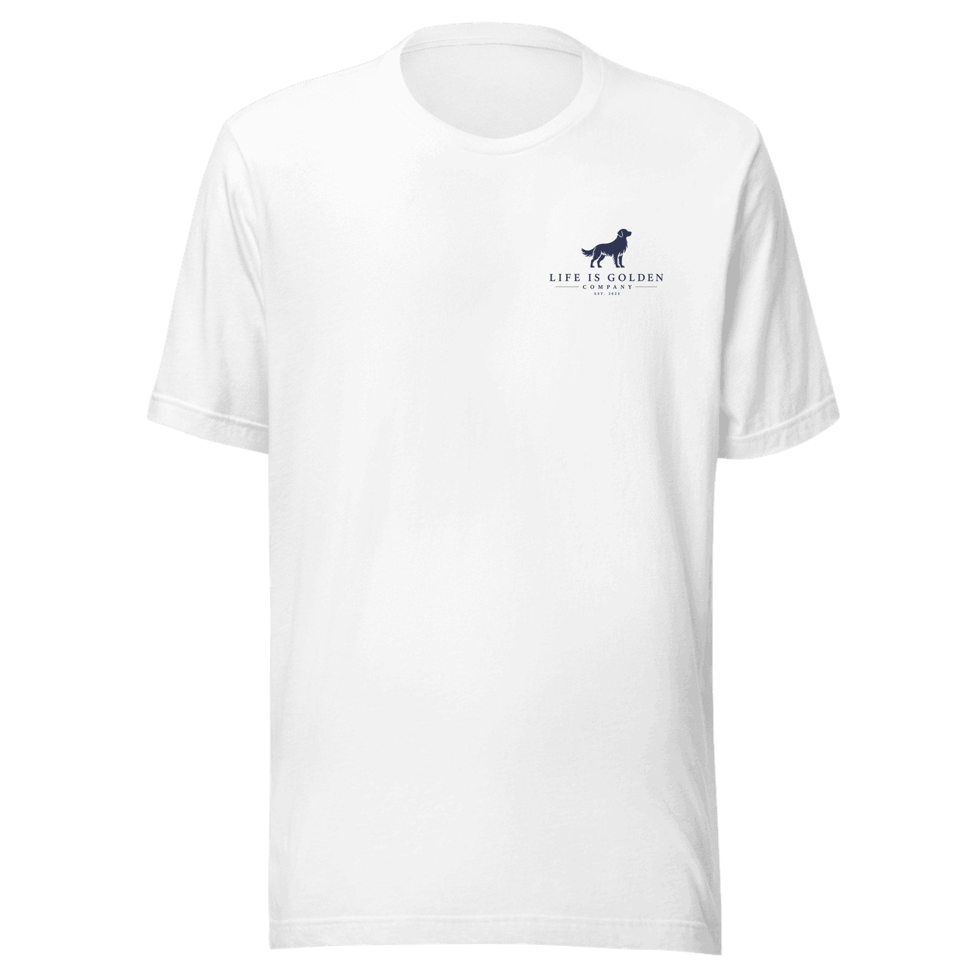 The Boathouse Flag Tee — White (front)