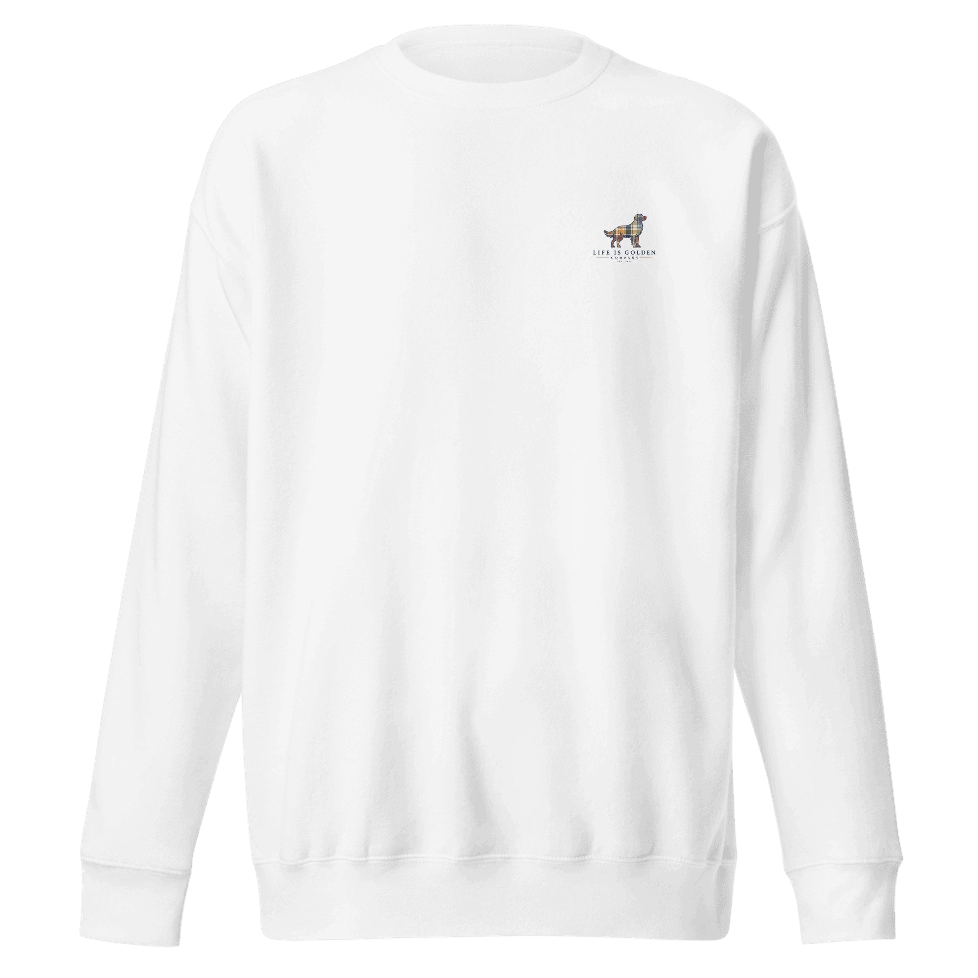 The Tartan — White (front)