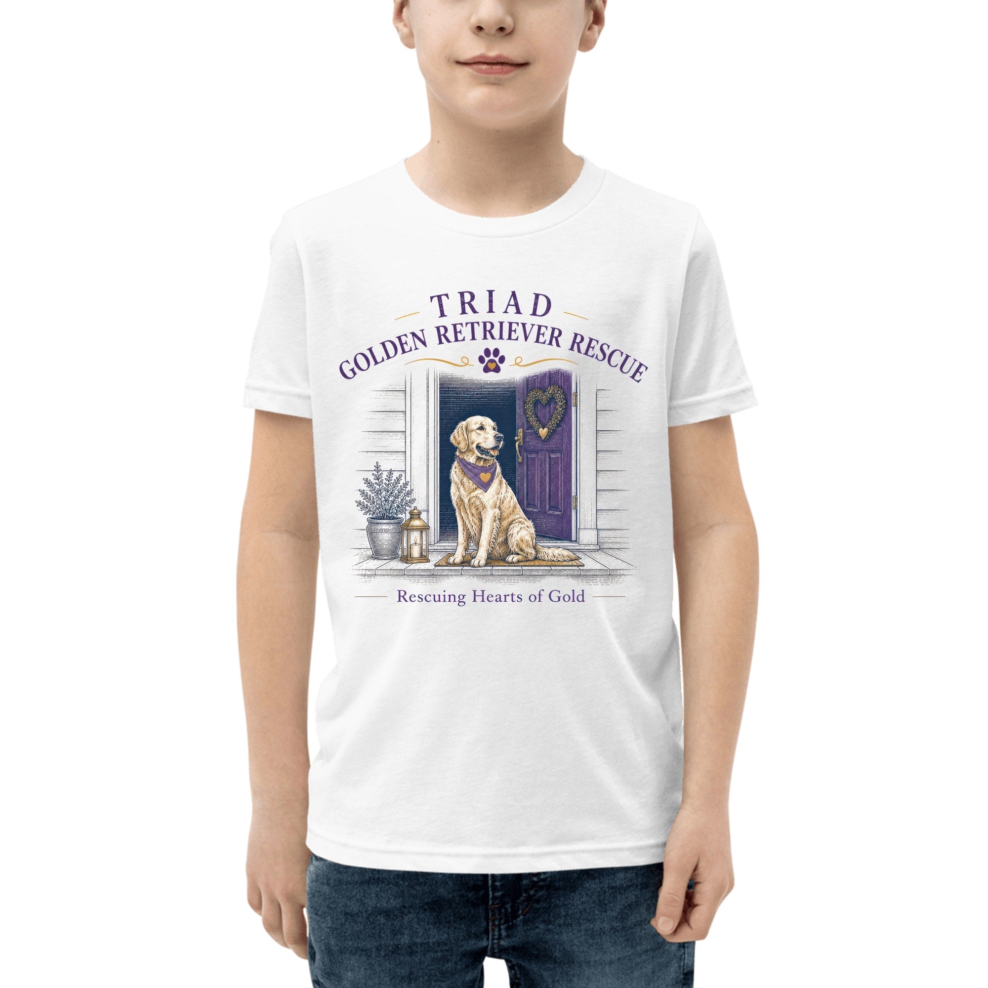 The Welcome Home Youth Tee — White