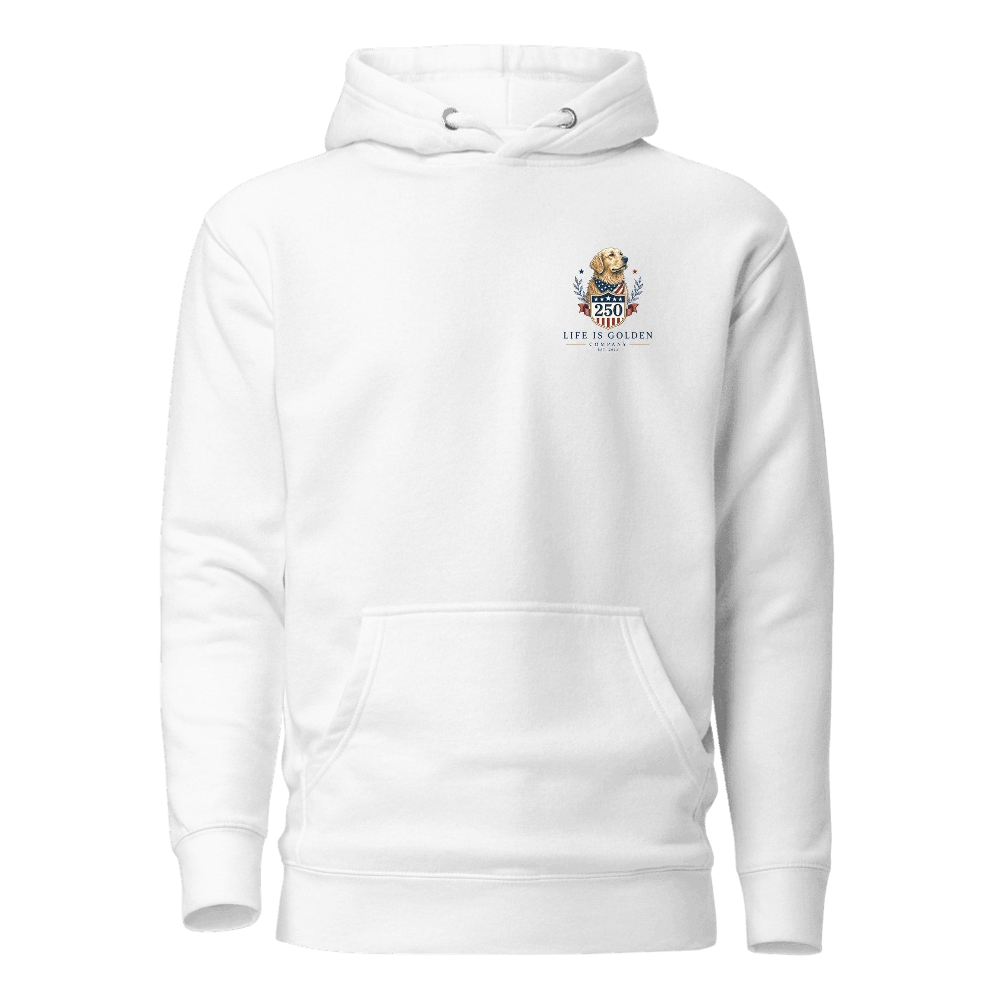 Surfer's Delight Hoodie — White (front)