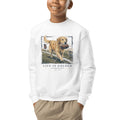 The Fourth Down Youth Crewneck — White