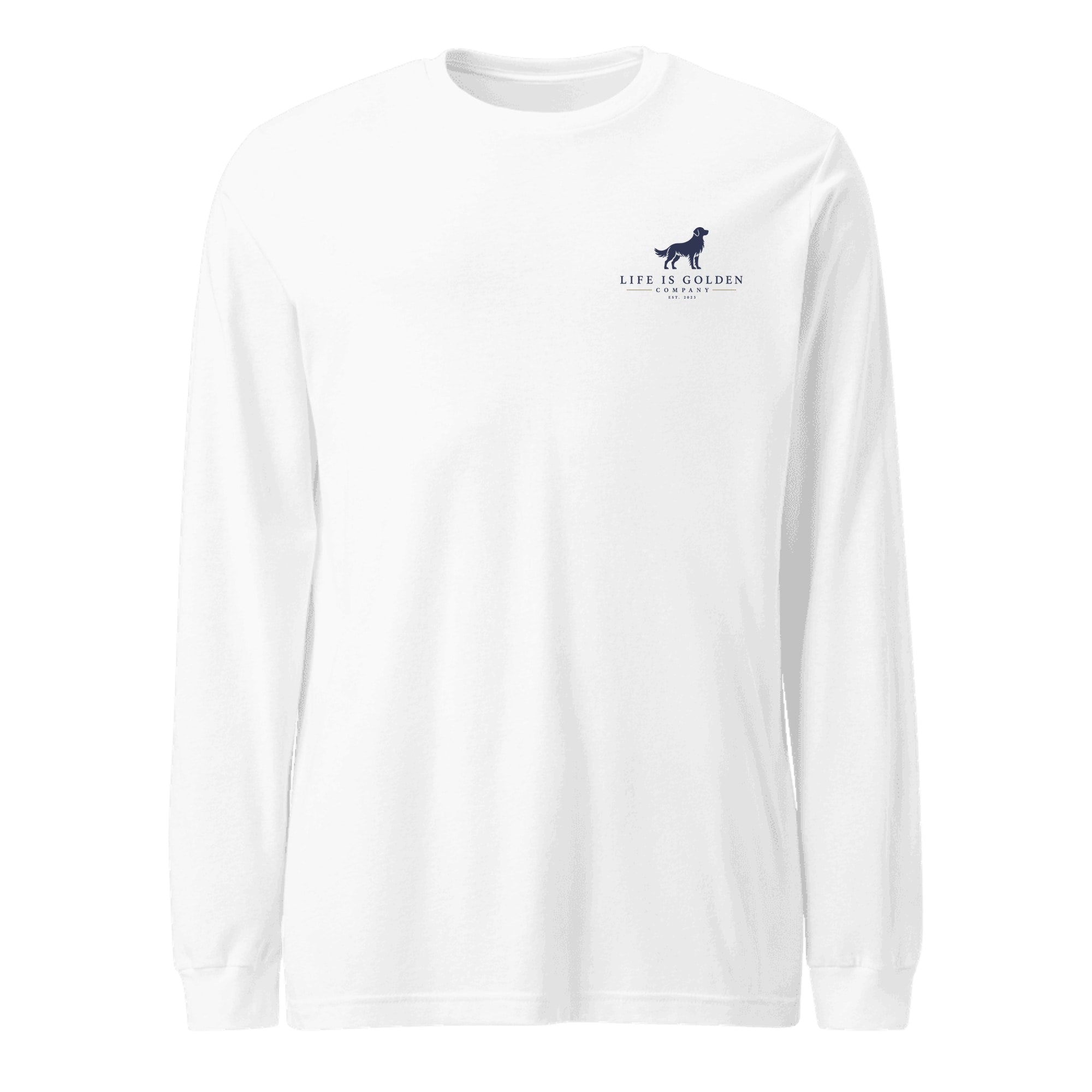 The Tailgate Kickoff Long-Sleeve — White (front)
