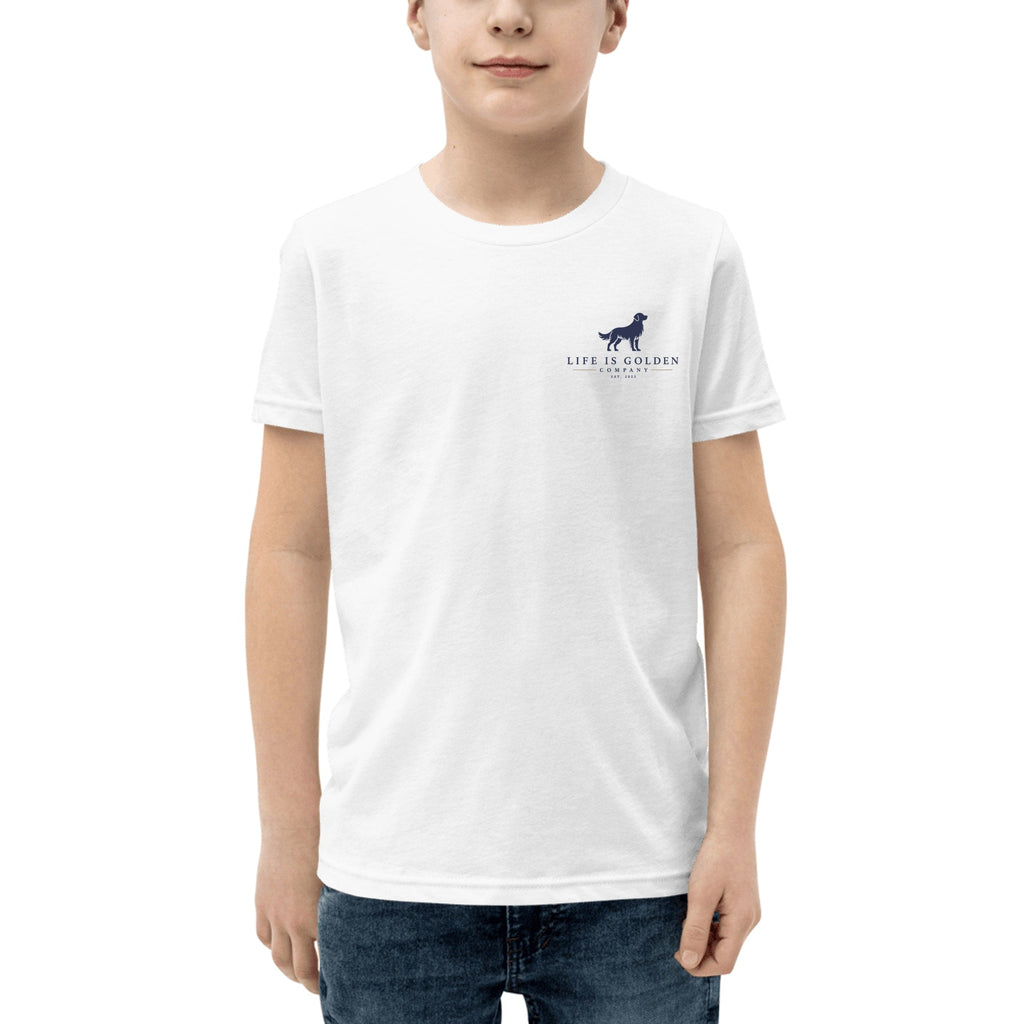 The Fairground Youth Tee — White (front)
