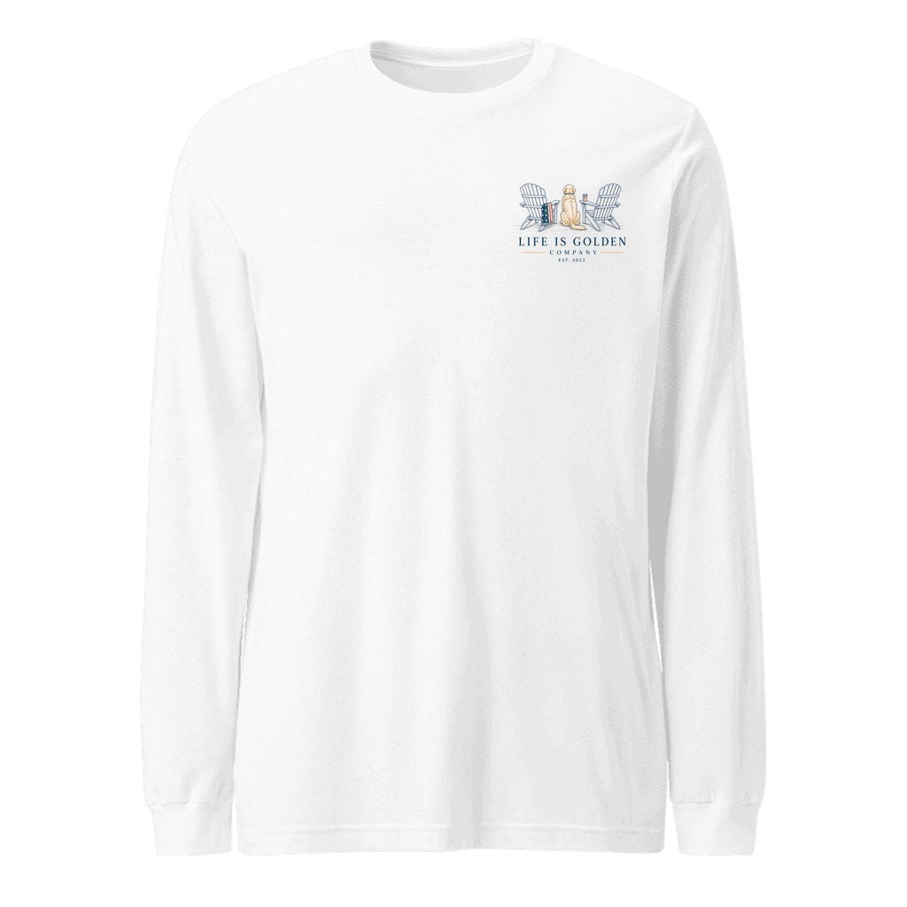 The Fireworks Watch Long-Sleeve — White (front)