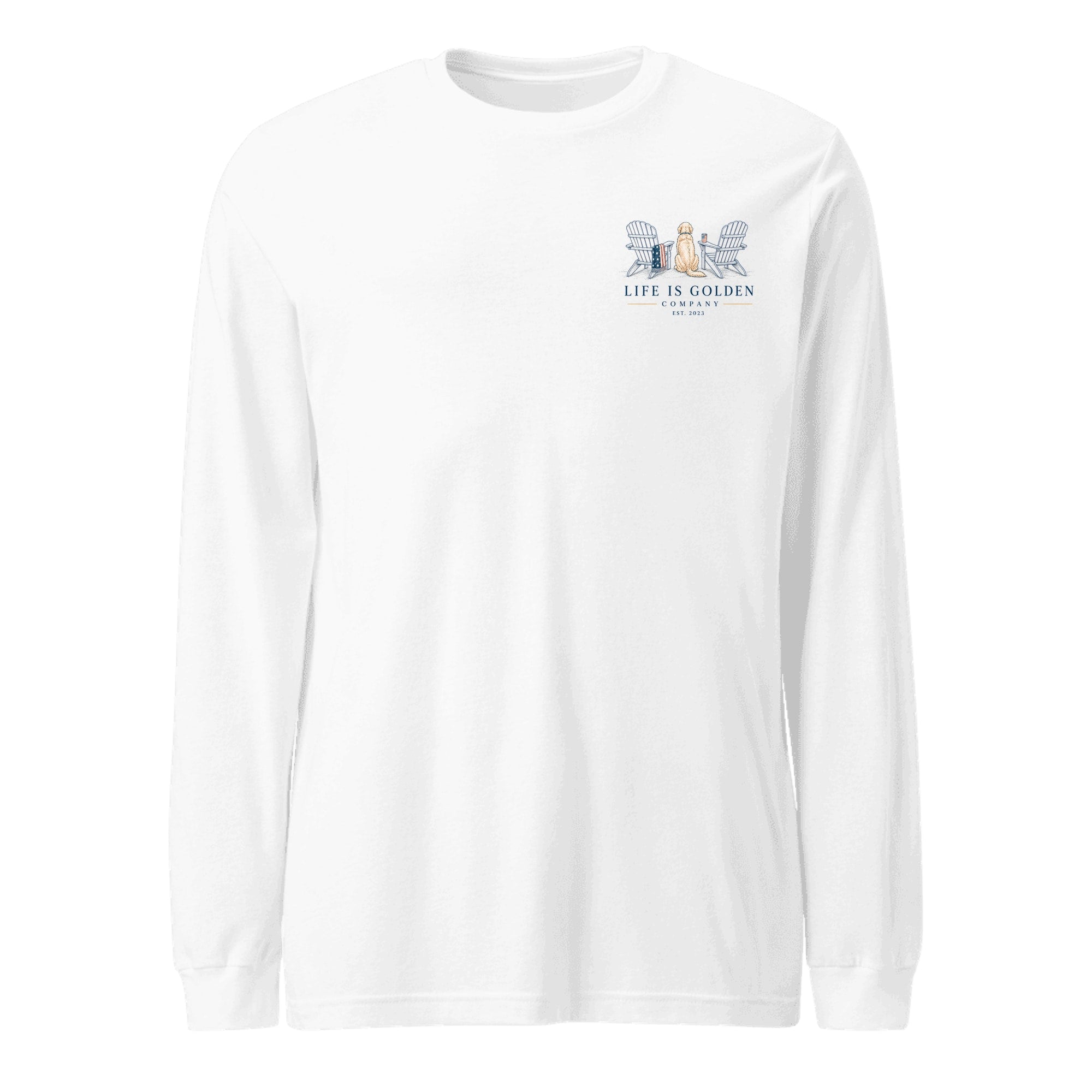The Fireworks Watch Long-Sleeve — White (front)