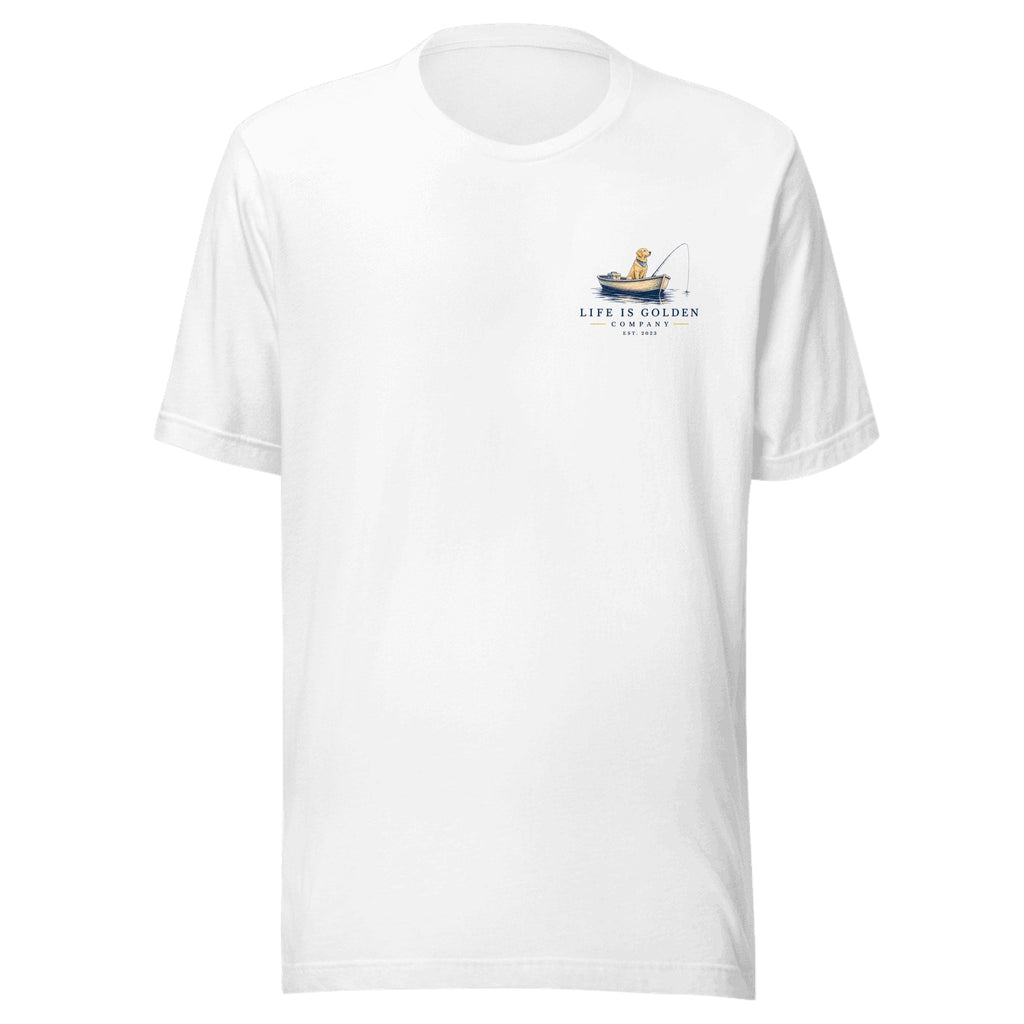 The First Mate Tee — White (front)