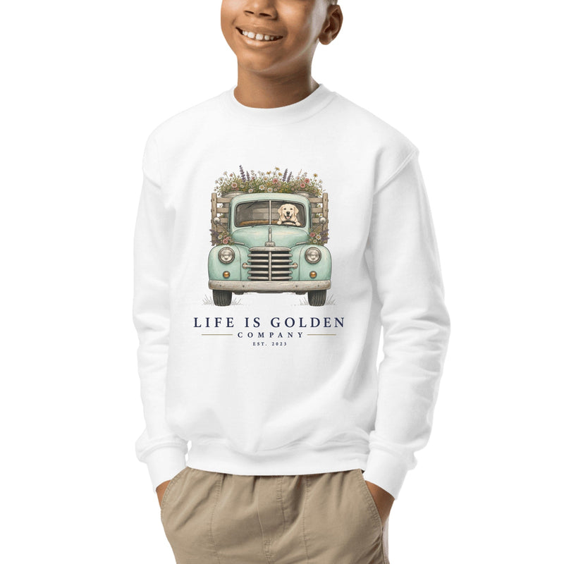 The Market Run Youth Crewneck