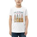 The Umbrella Line Youth Tee — White