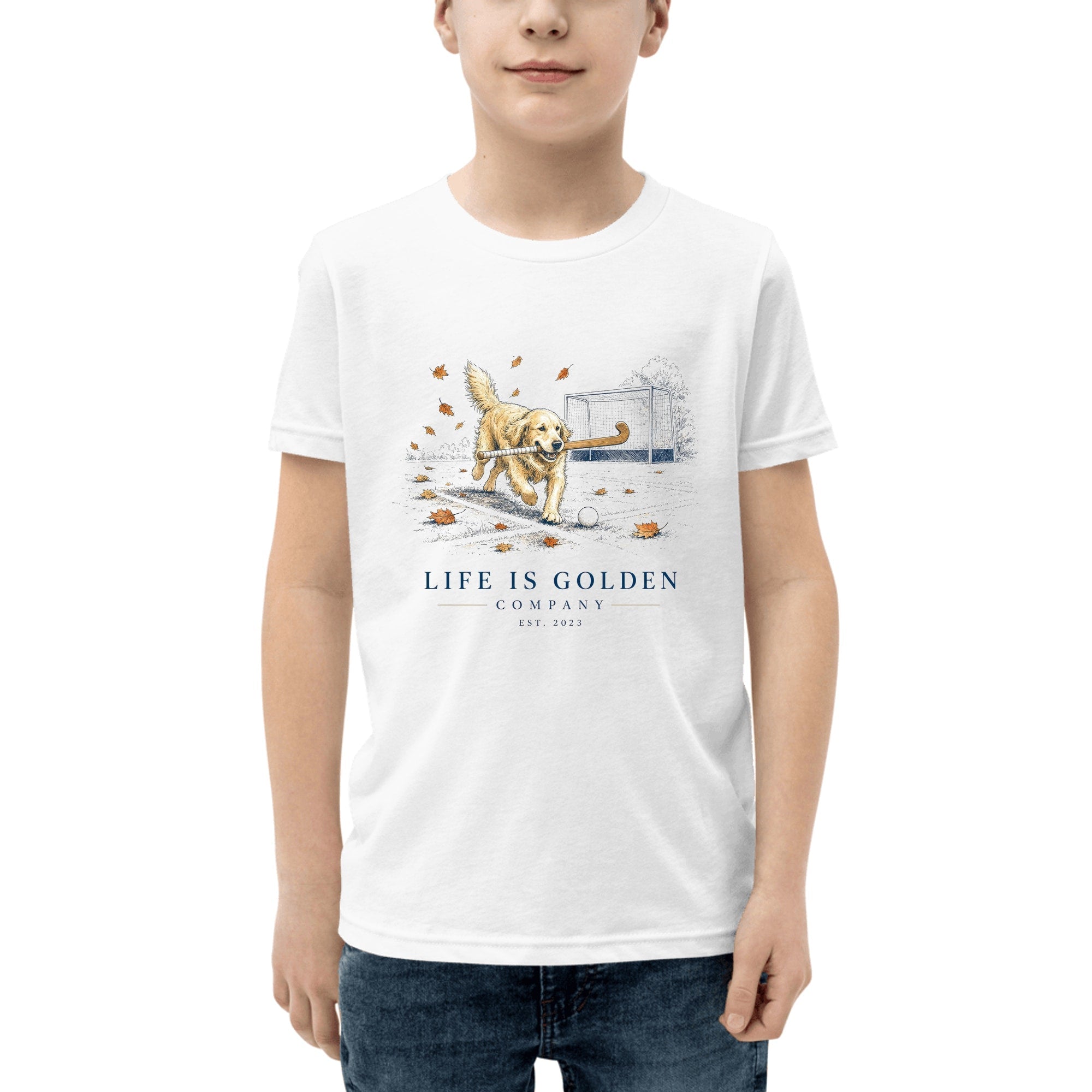 The Field Hockey Youth Tee — White