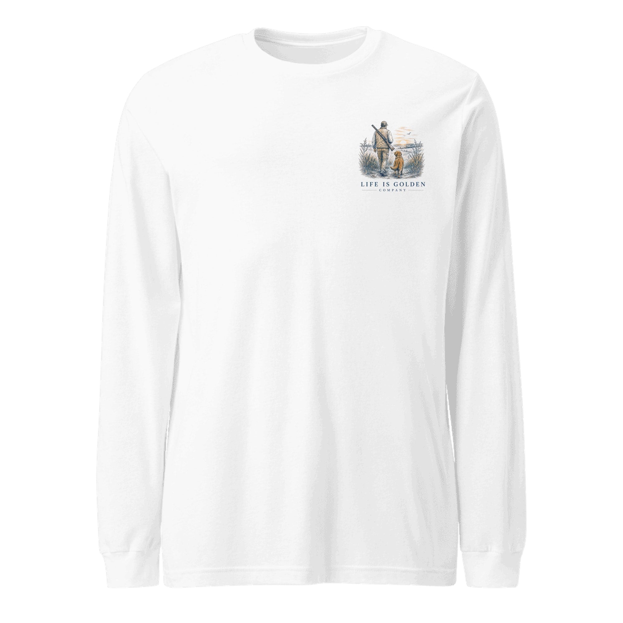 The First Light Long-Sleeve — White (front)