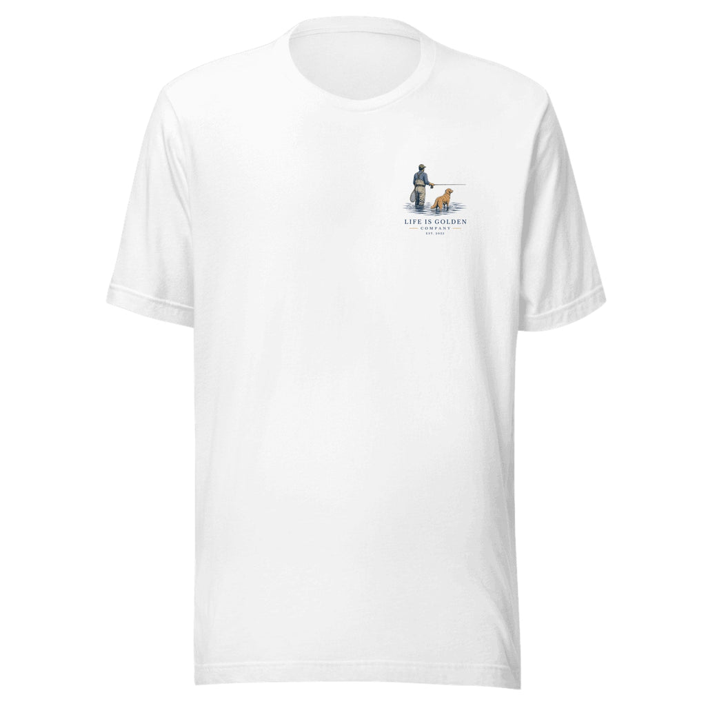 The Morning Drift Tee — White (front)
