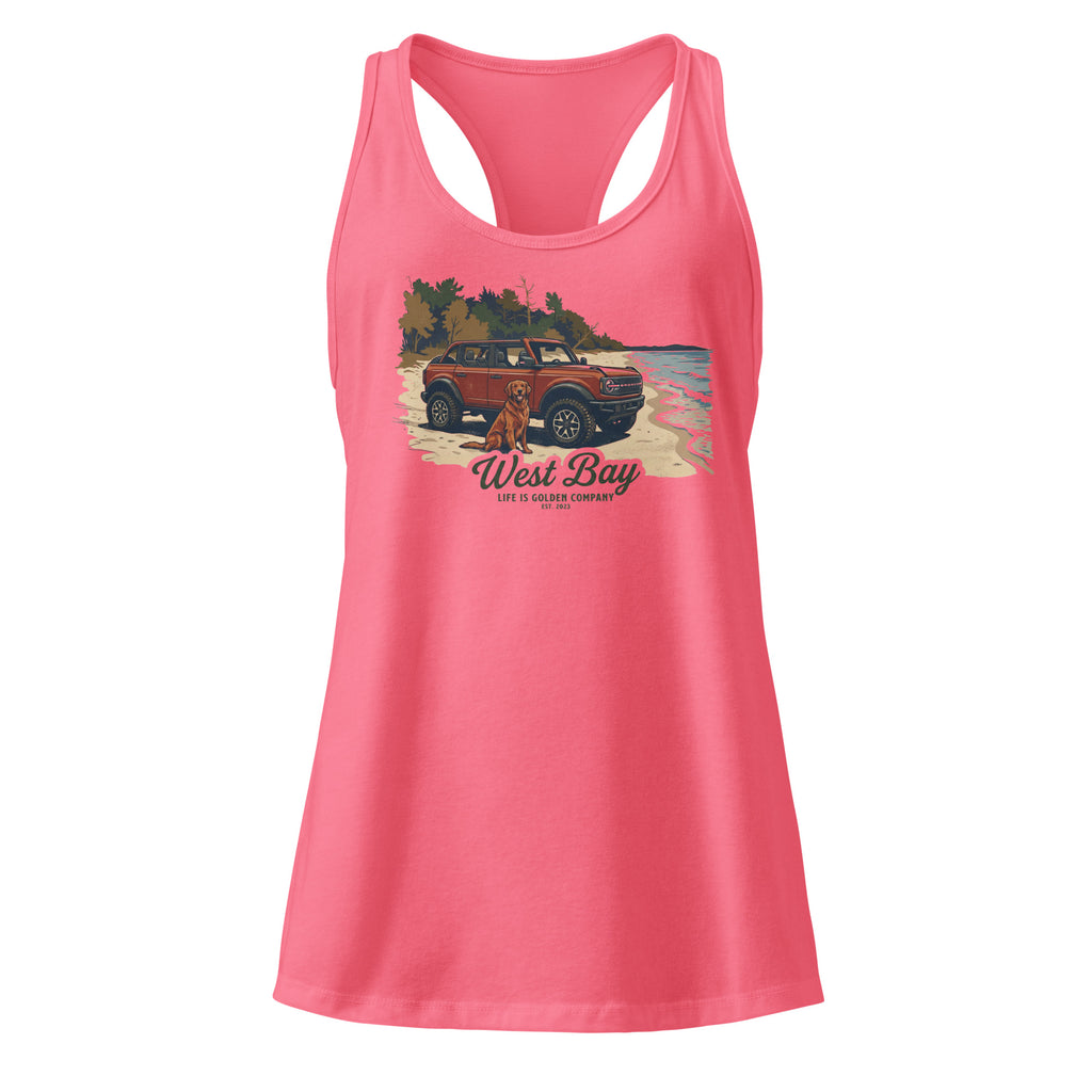 West Bay Women’s fitted racerback tank top