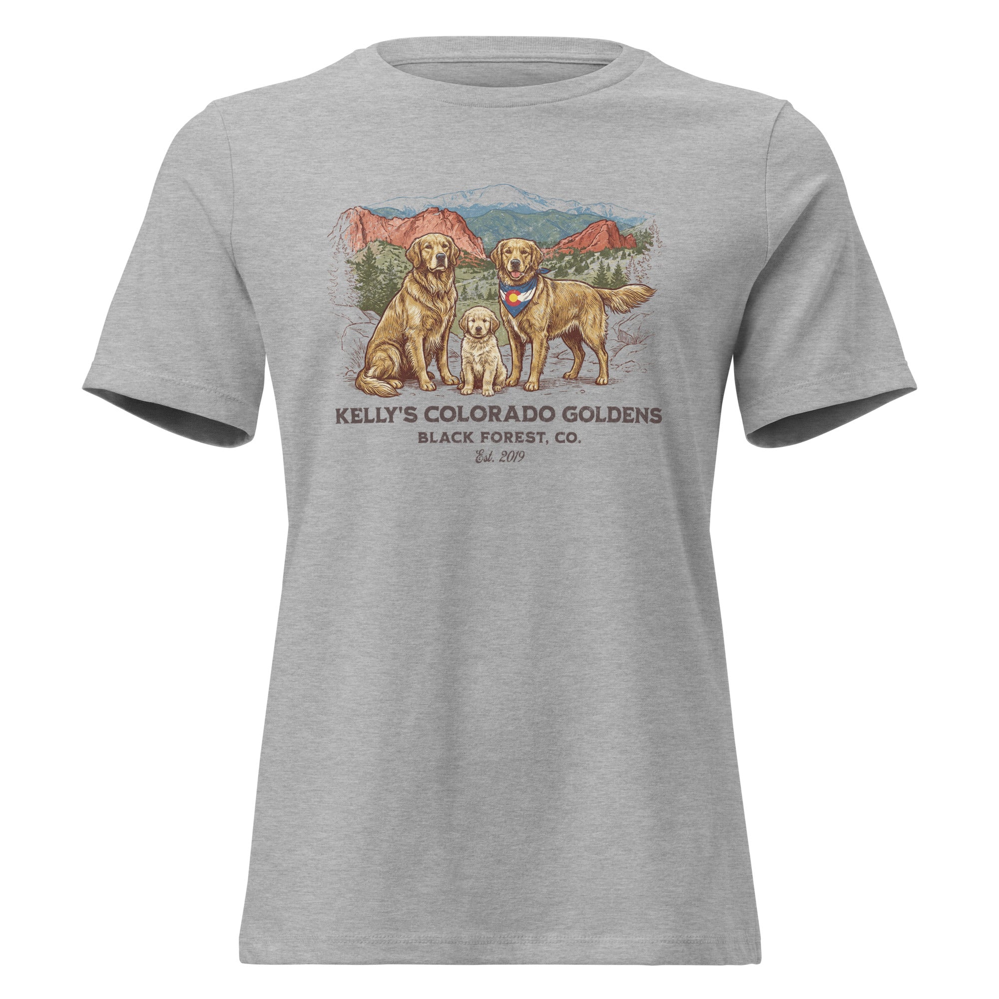 Kelly's CO Goldens Women's Relaxed Tee
