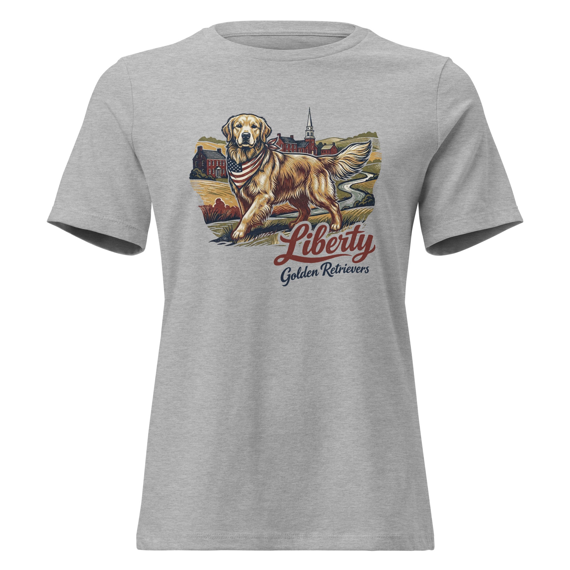 Liberty Golden Retrievers Women's Relaxed Tee