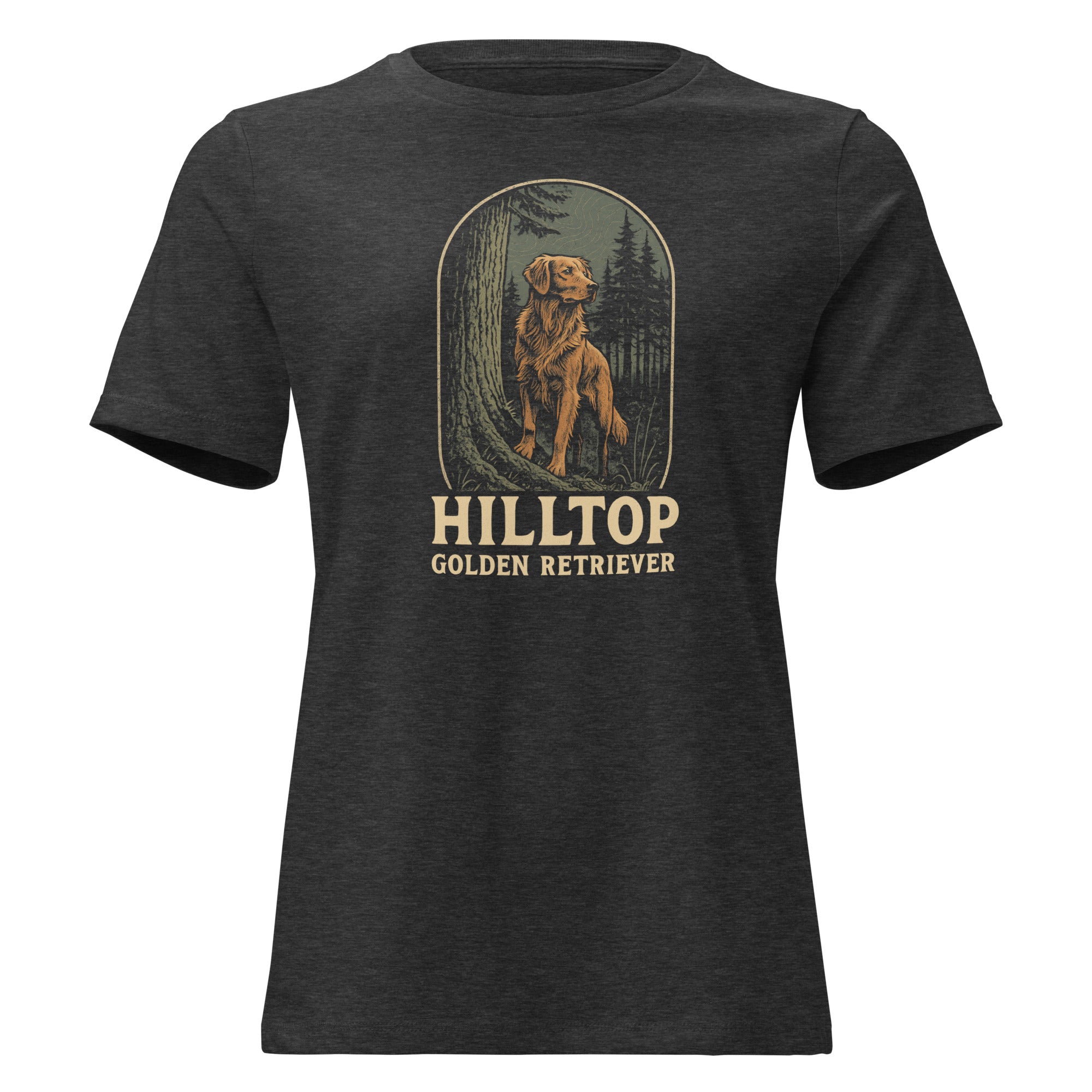 Hilltop Golden Retriever Women's Relaxed T-Shirt