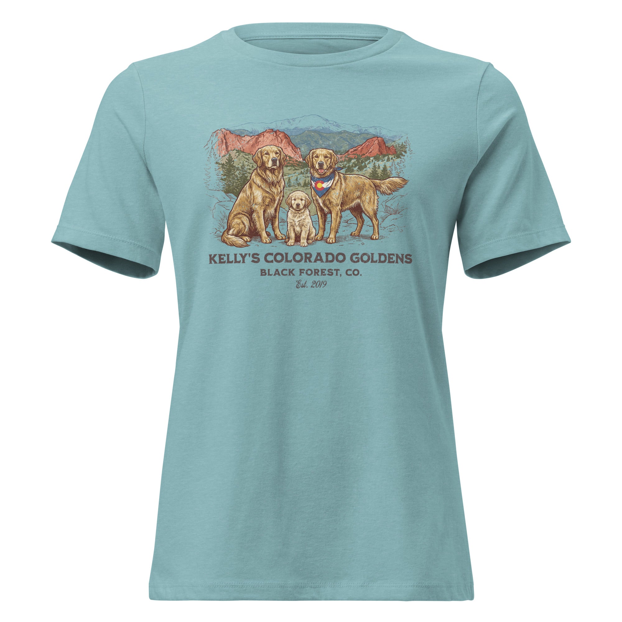 Kelly's CO Goldens Women's Relaxed Tee