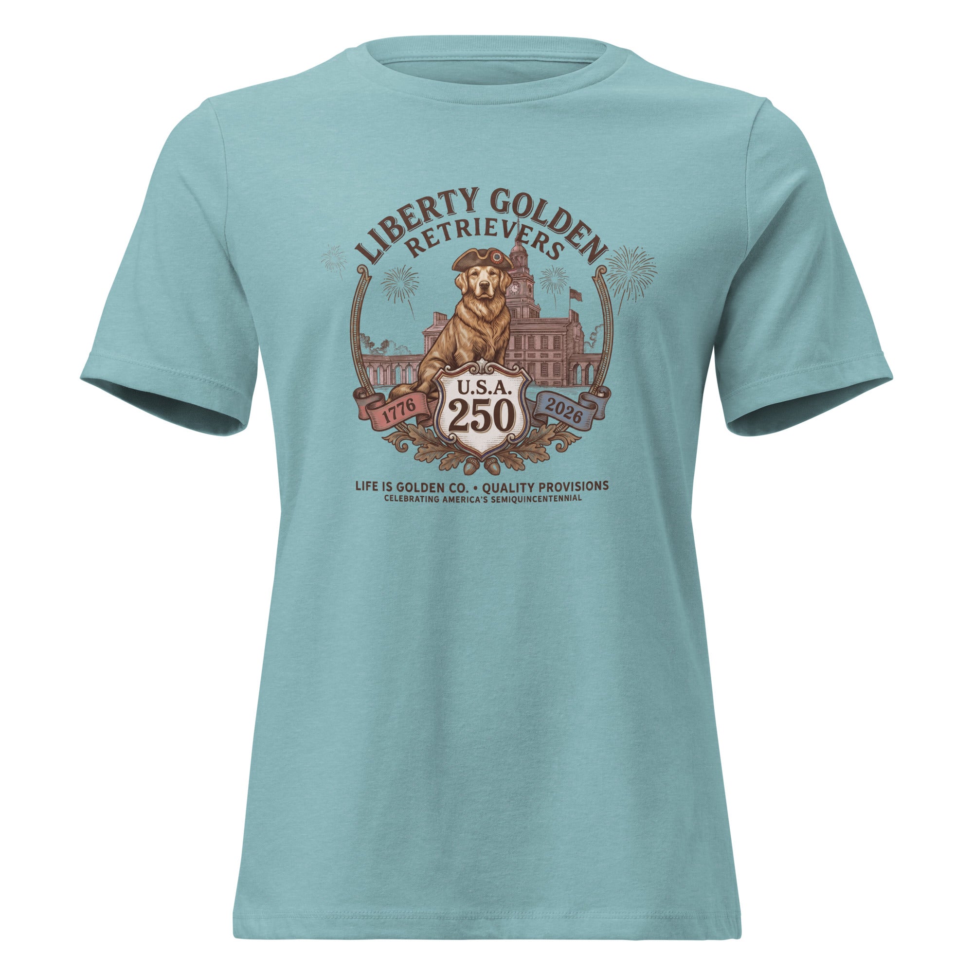 Liberty Goldens Semiquincentennial Women's Relaxed Tee