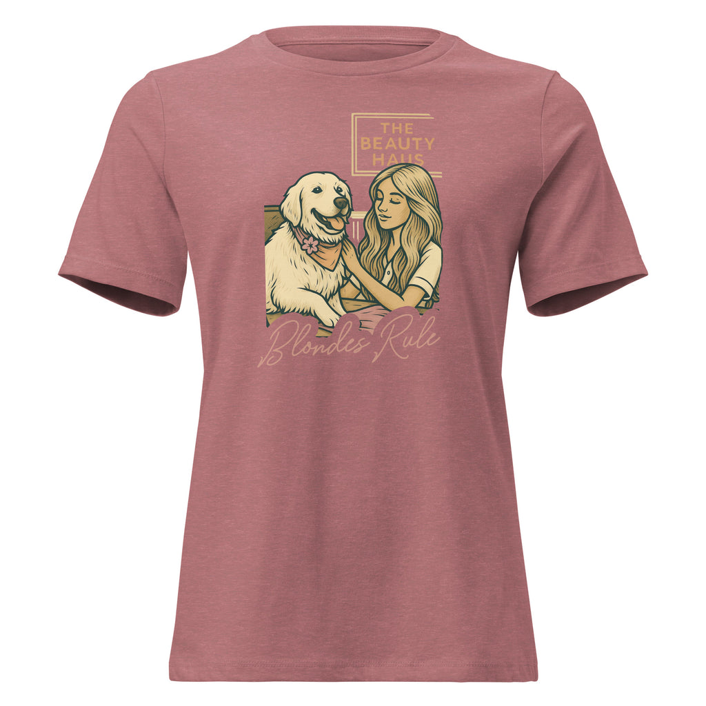 Blondes Rule Women's Relaxed Tee