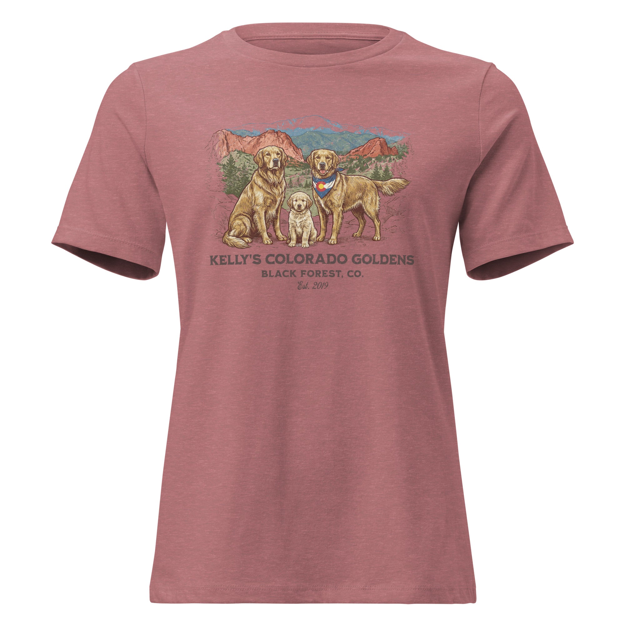 Kelly's CO Goldens Women's Relaxed Tee