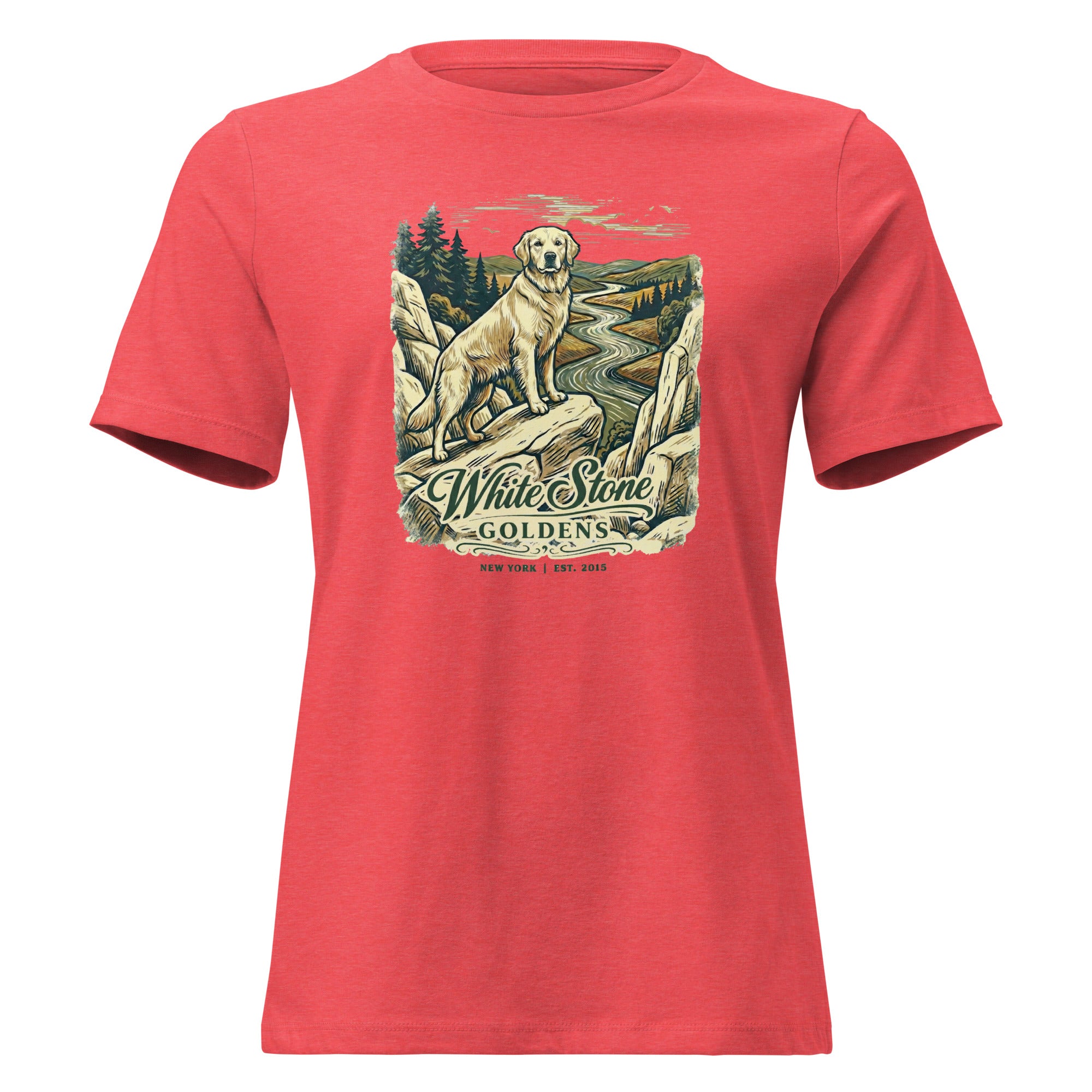 White Stone Goldens Women's Relaxed Tee