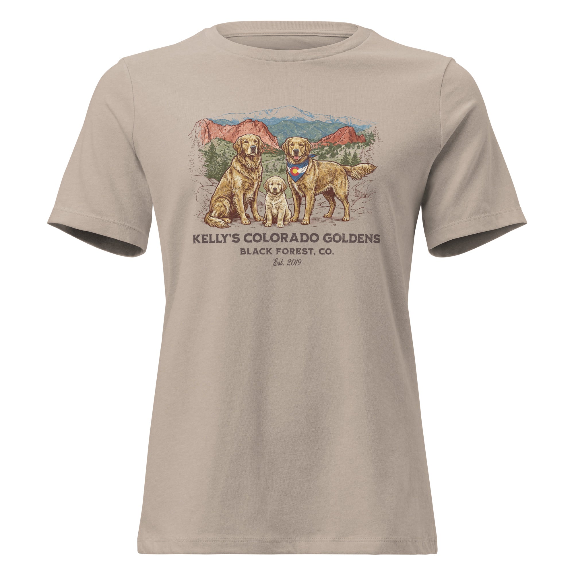 Kelly's CO Goldens Women's Relaxed Tee