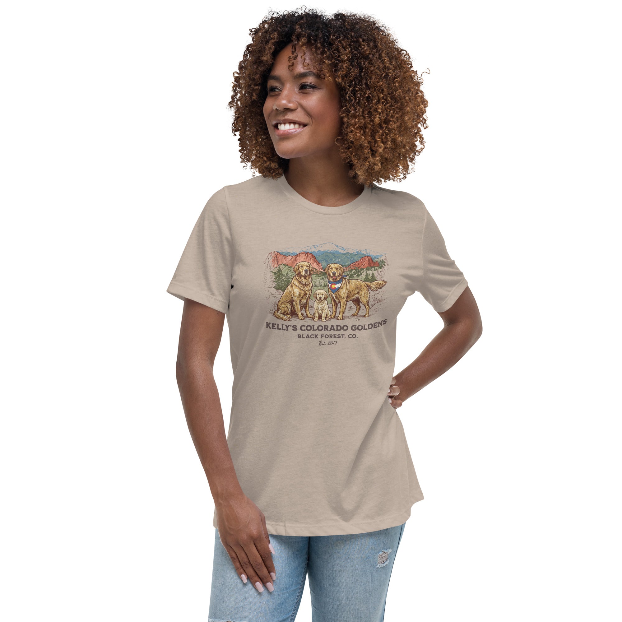 Kelly's CO Goldens Women's Relaxed Tee